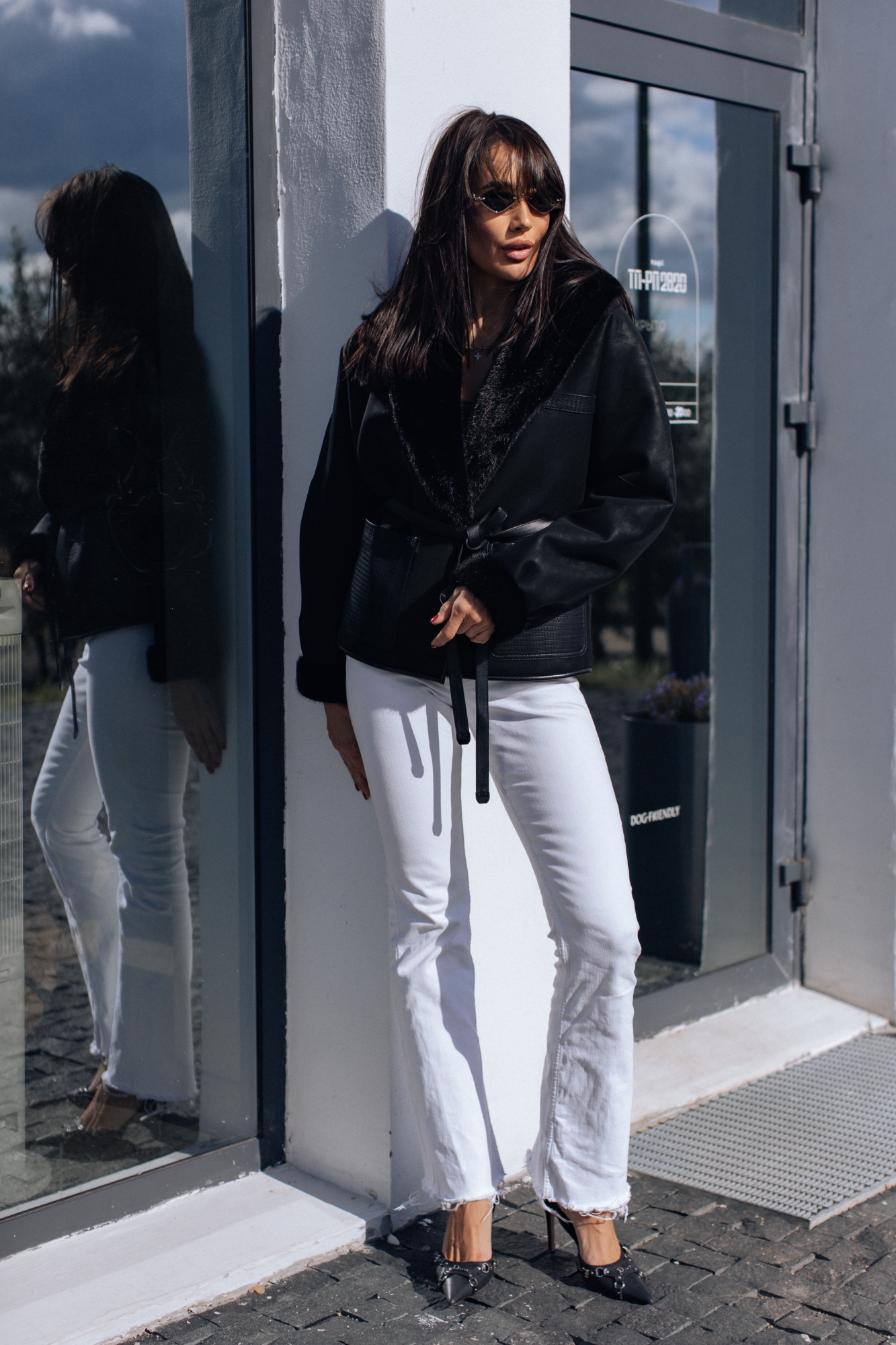 Эко дубленка