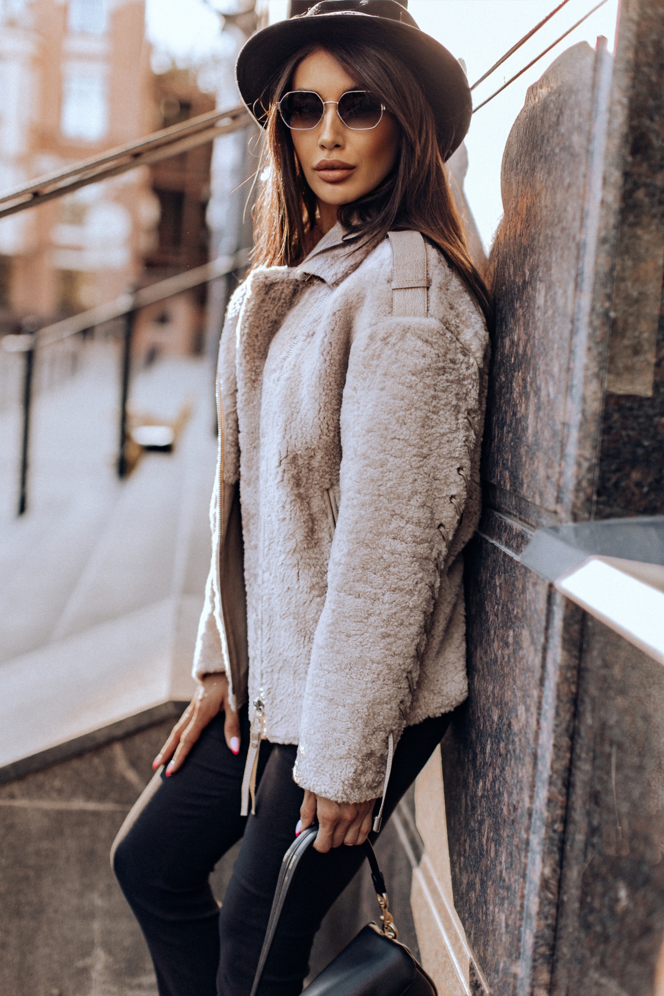 Дубленка авиатор керли