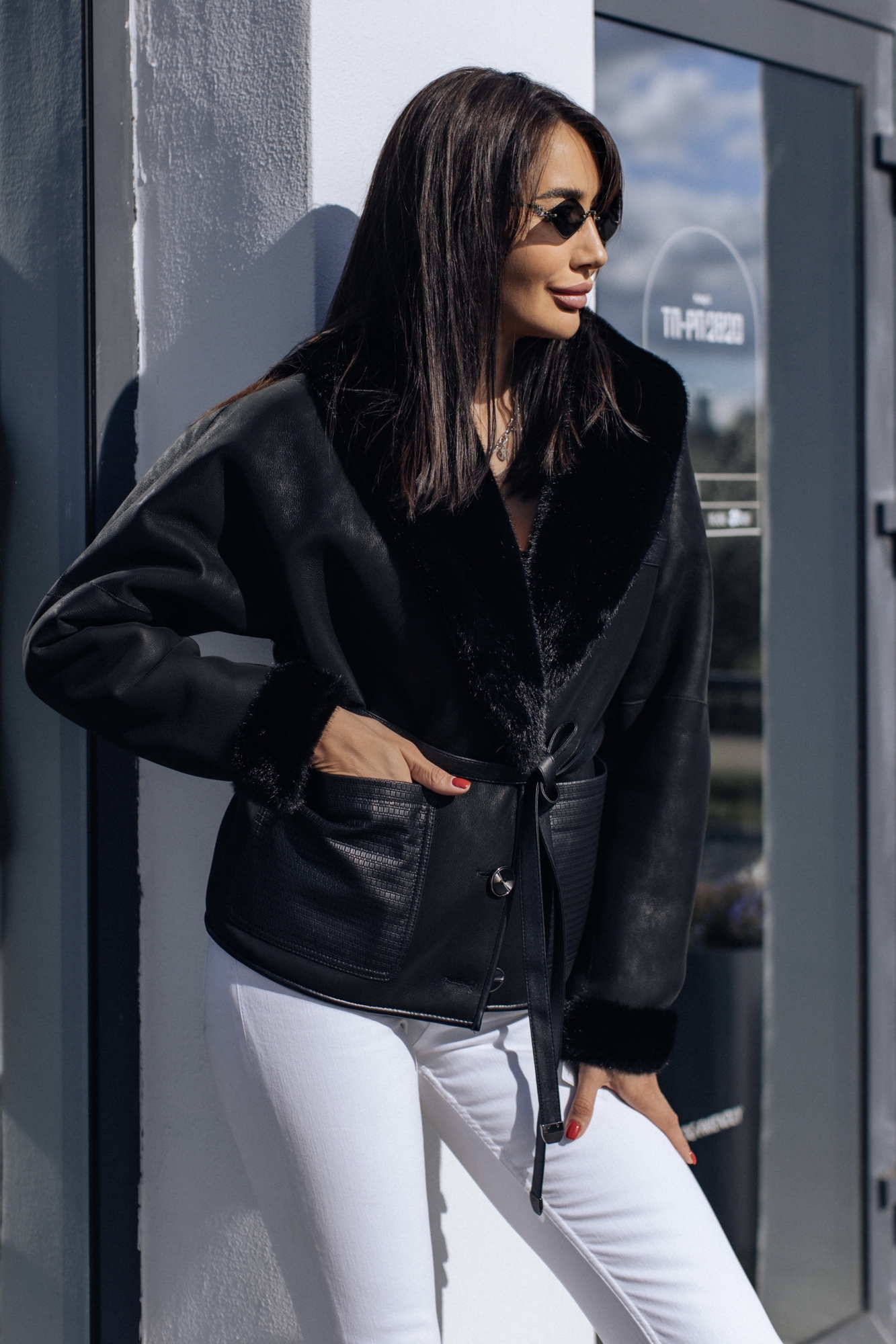 Эко дубленка