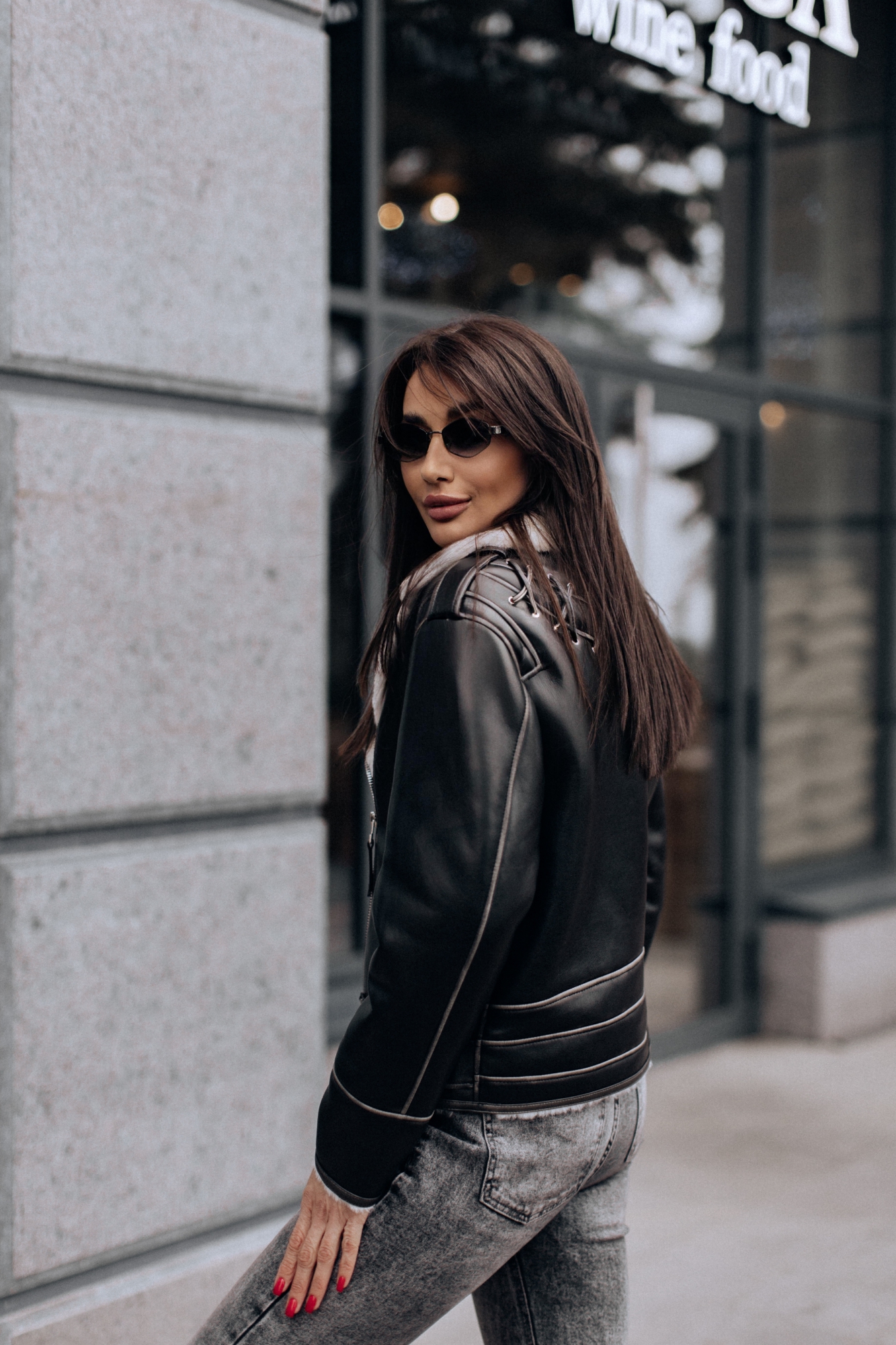 Винтажная дубленка