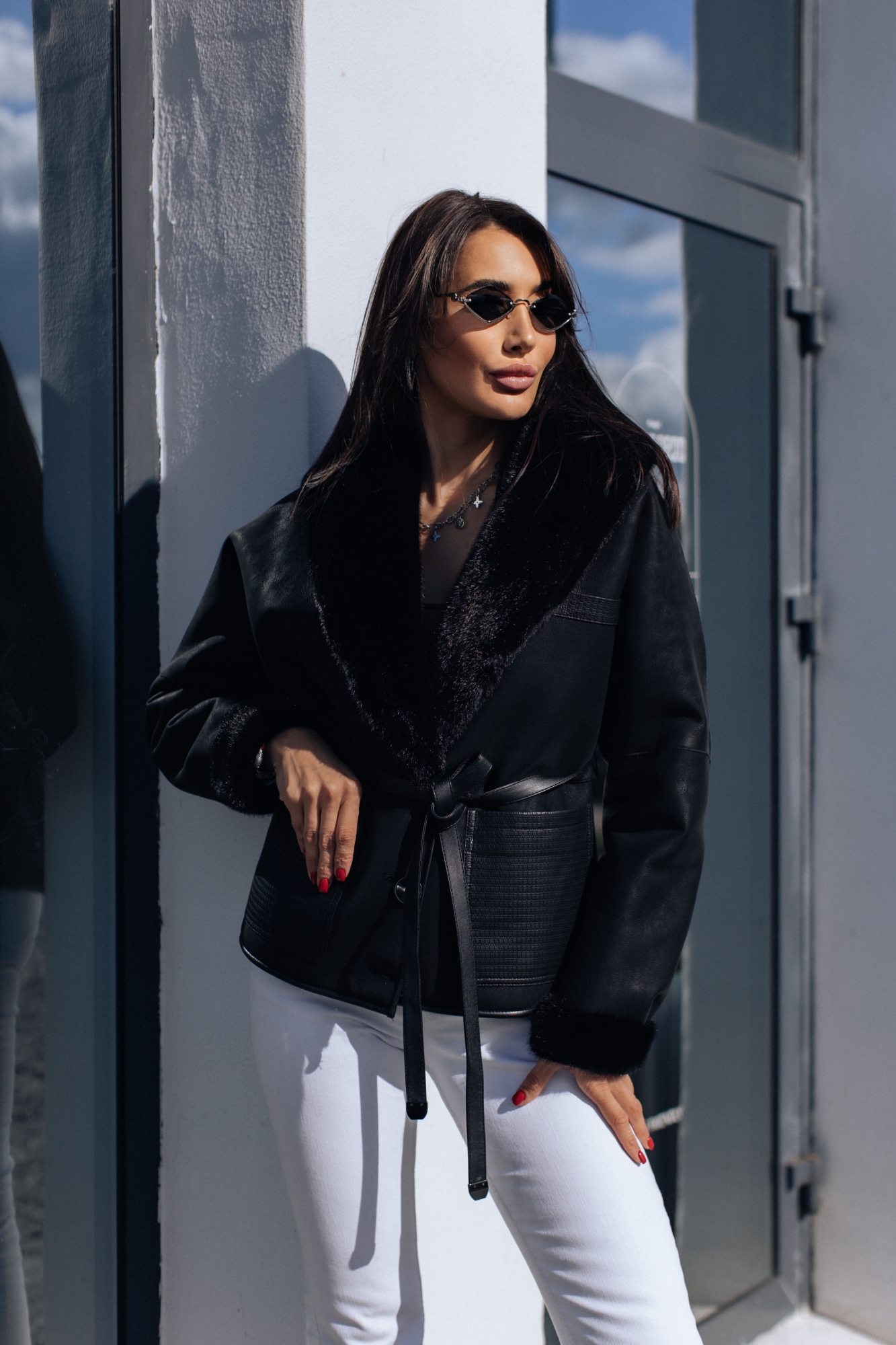 Эко дубленка