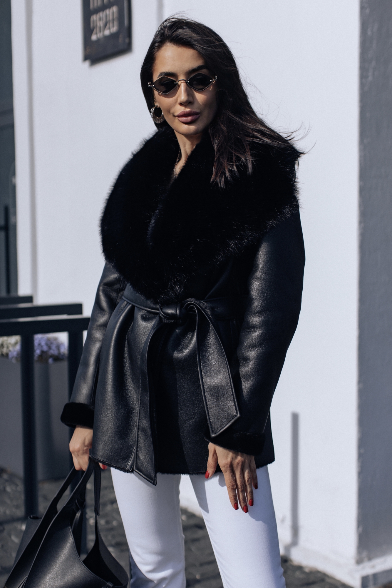 Дубленка эко мех