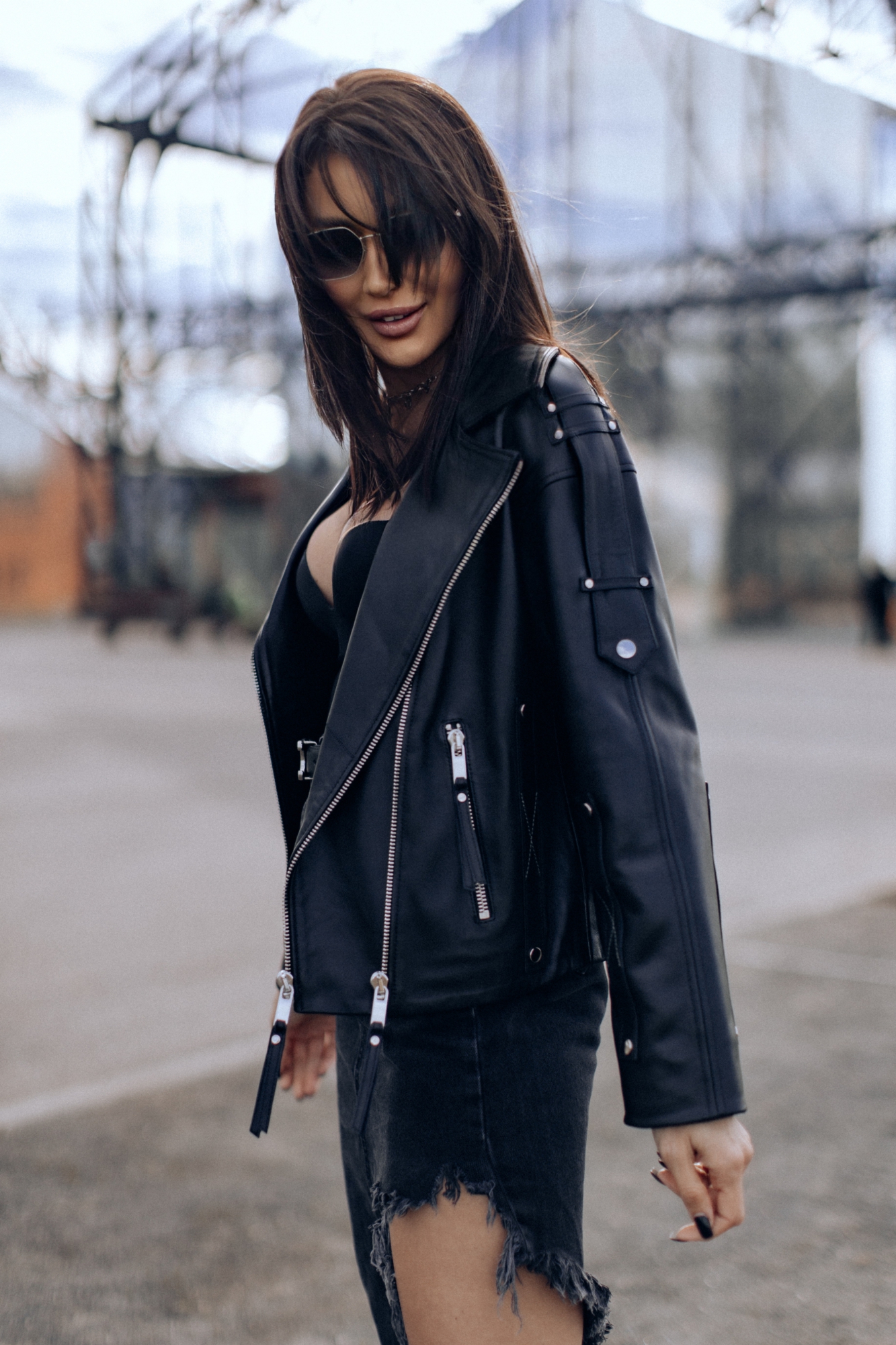 Куртка и телячьей кожи