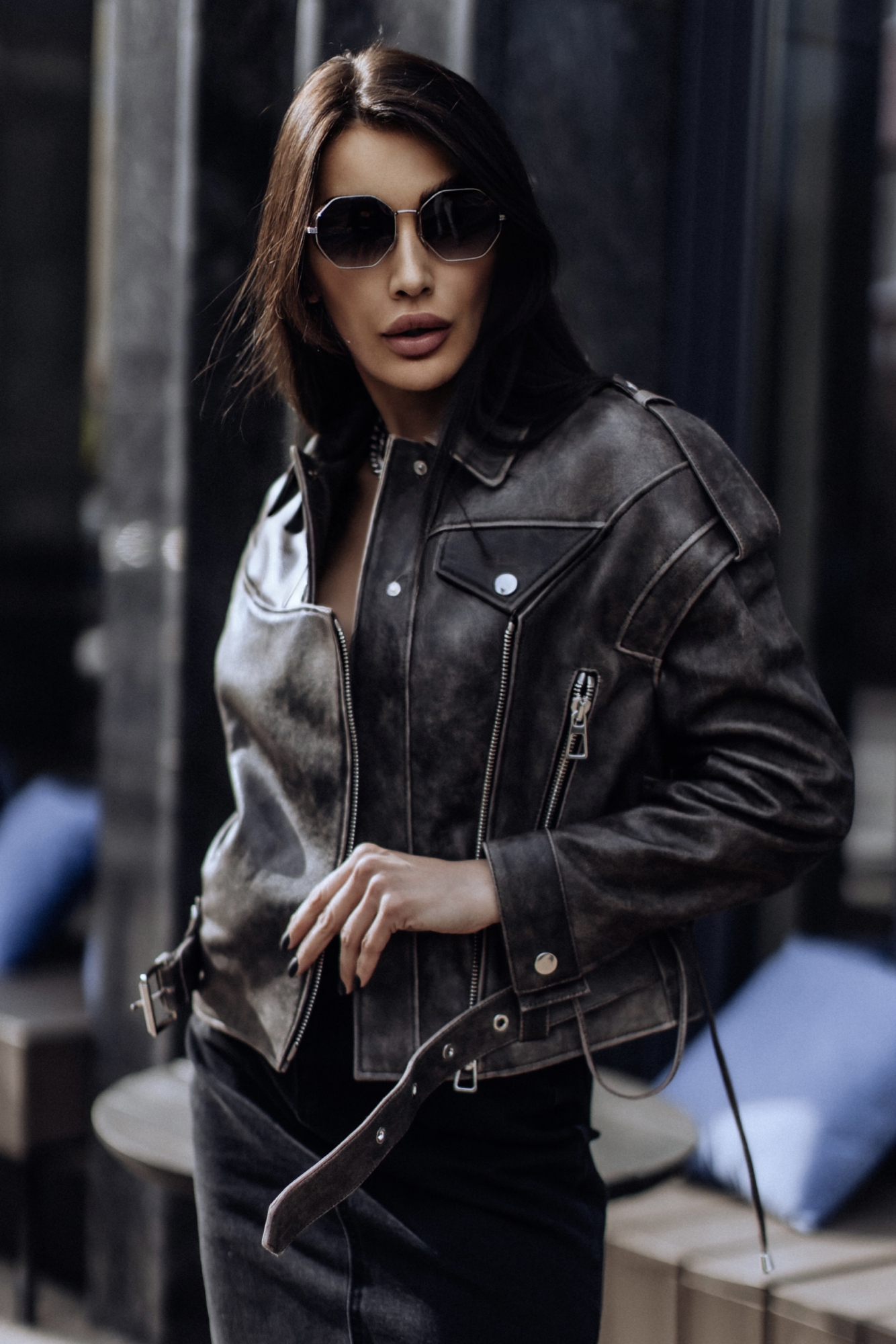 Куртка жилетка со шнуровкой винтаж