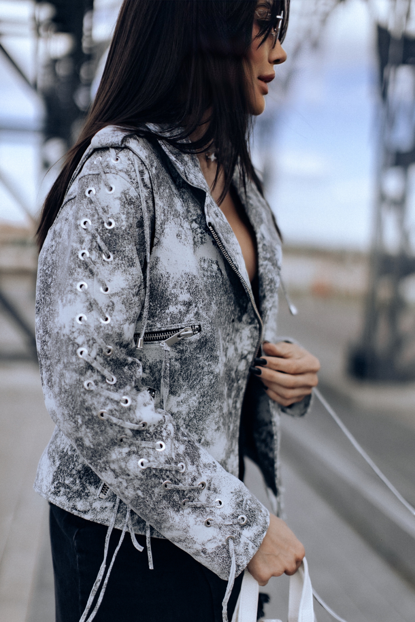 Косуха из натуральной замш