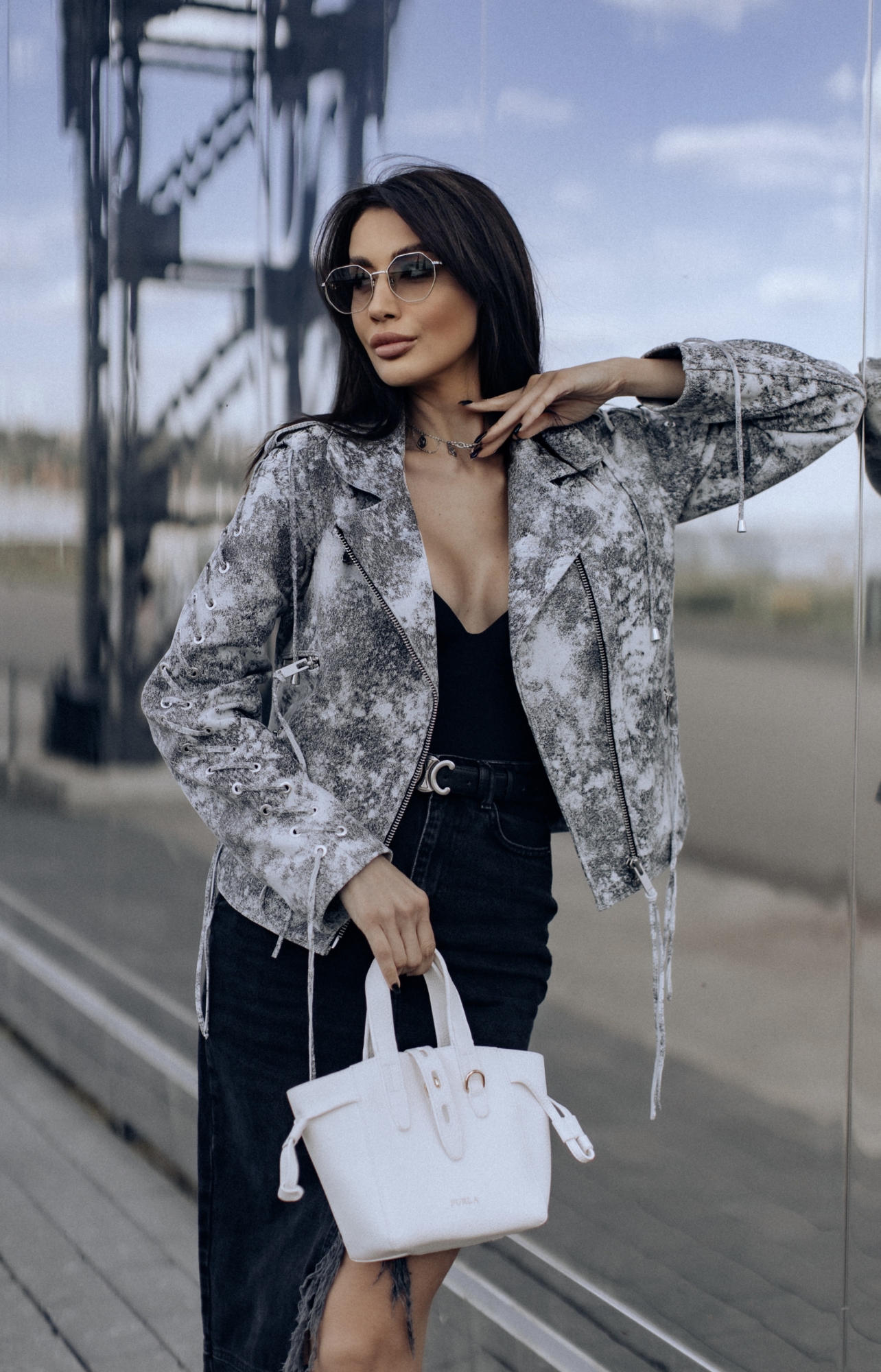 Косуха из натуральной замш