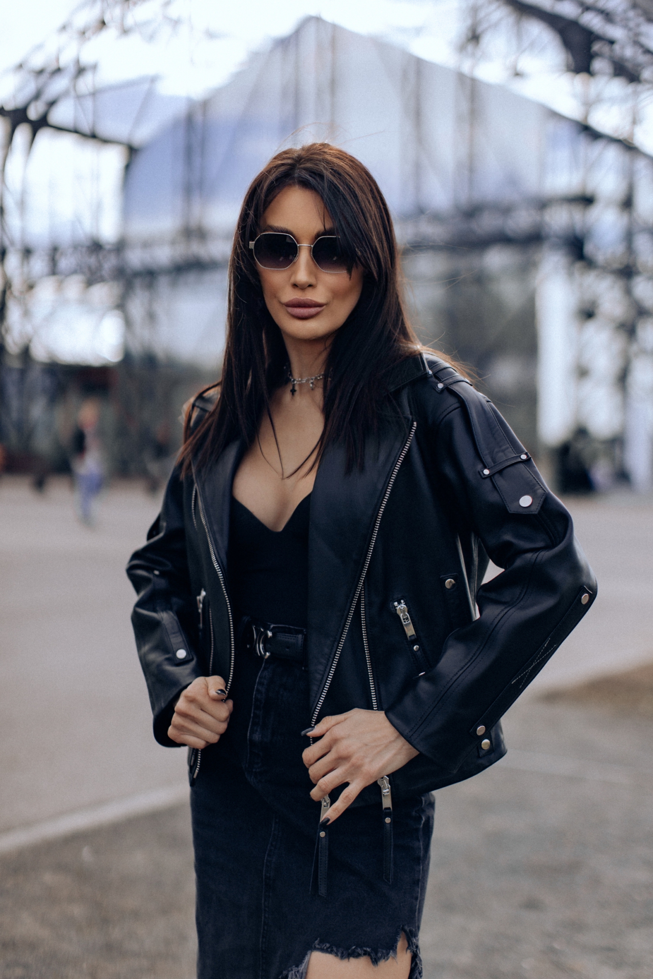 Куртка и телячьей кожи