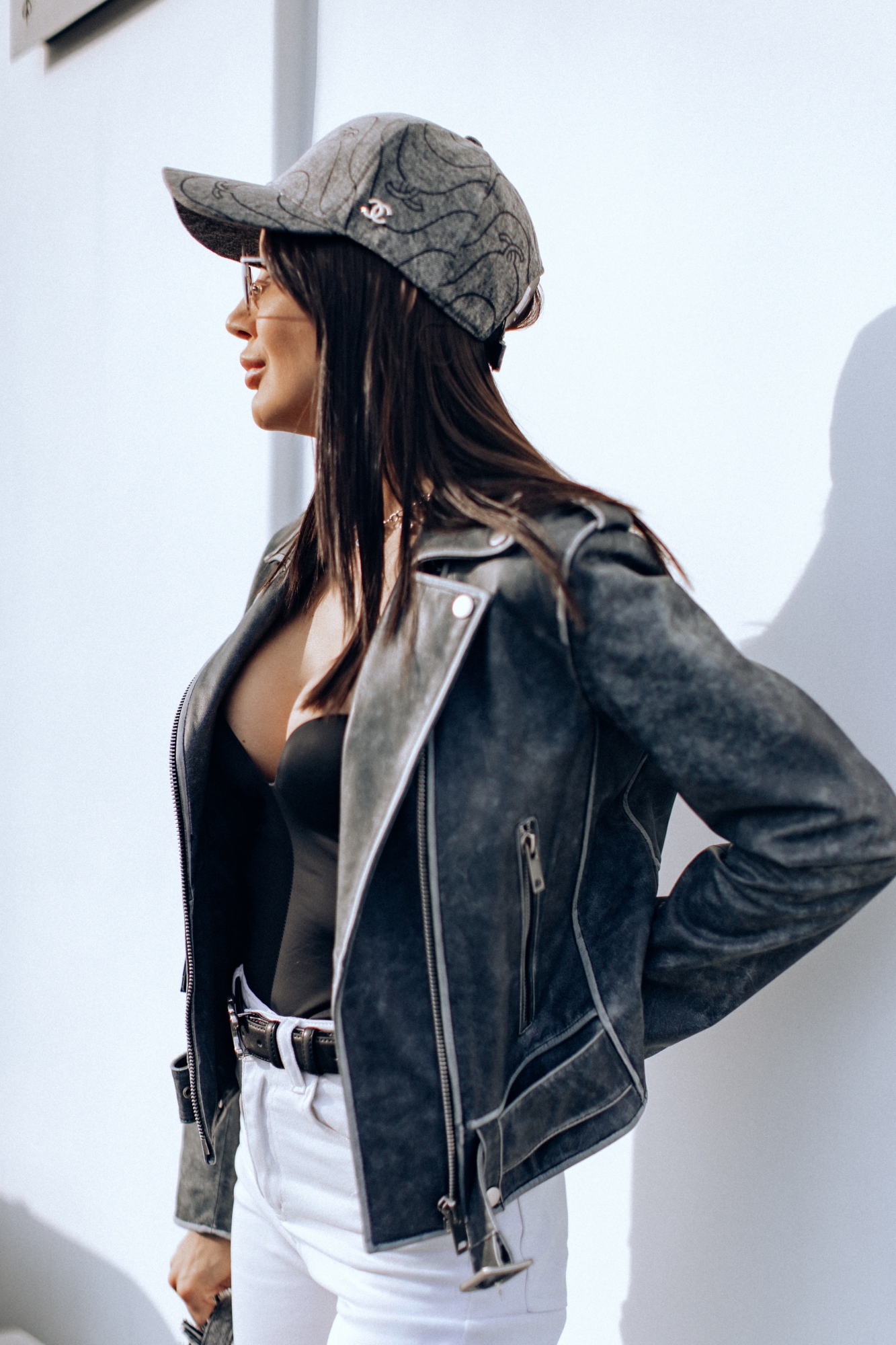 Кожаная куртка винтажная кожа