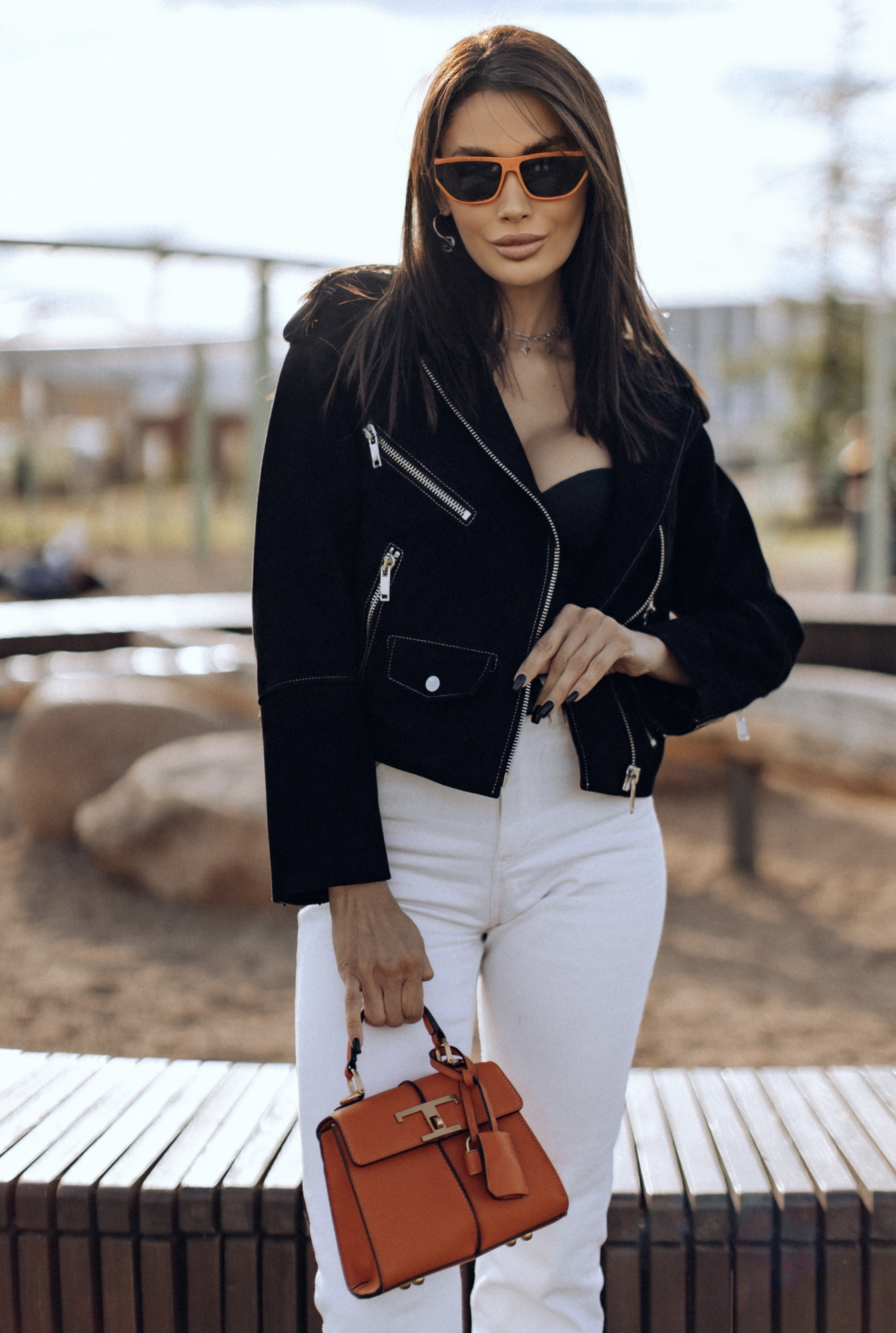 Косуха из натуральной замши