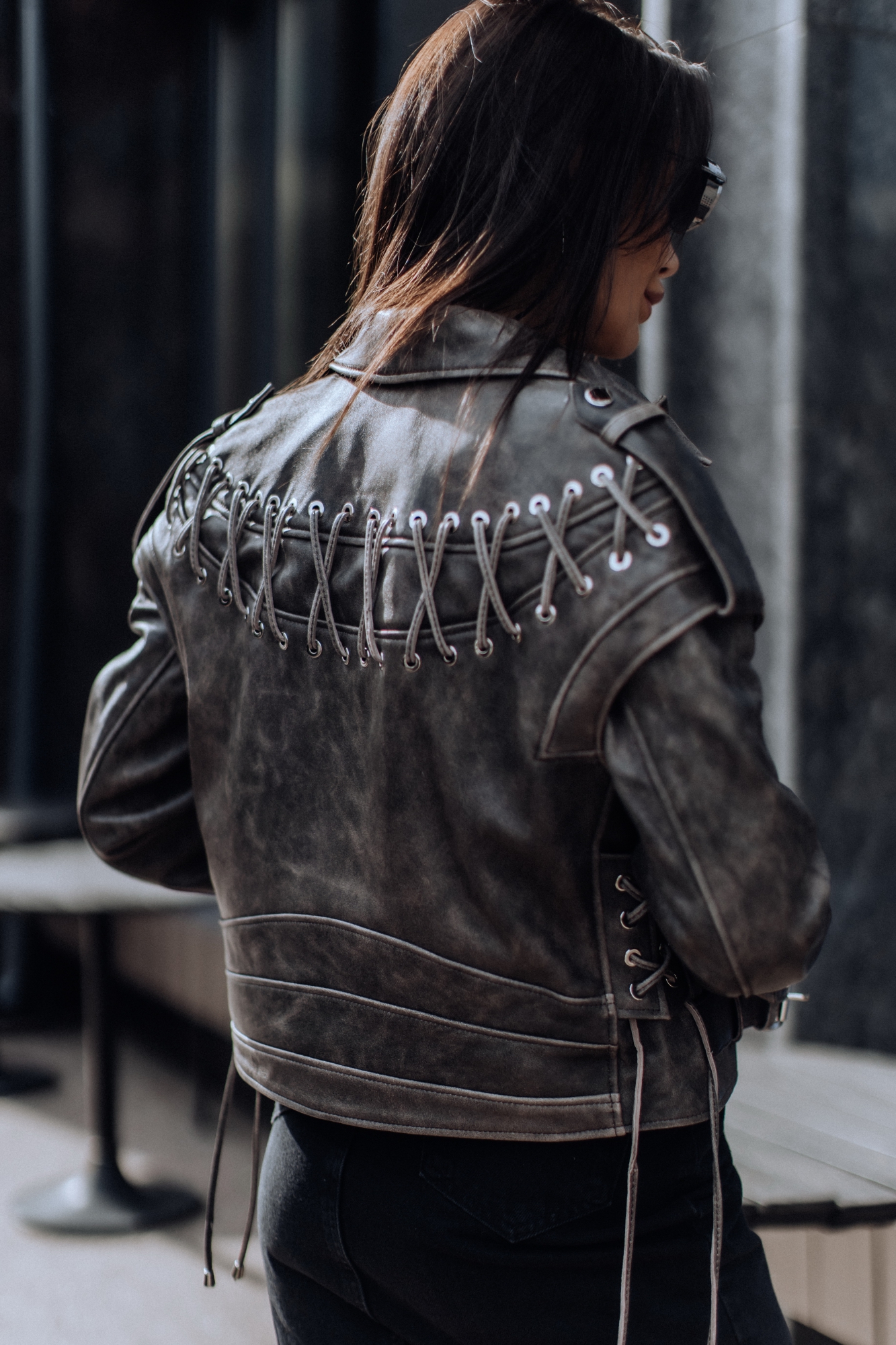 Куртка жилетка со шнуровкой винтаж