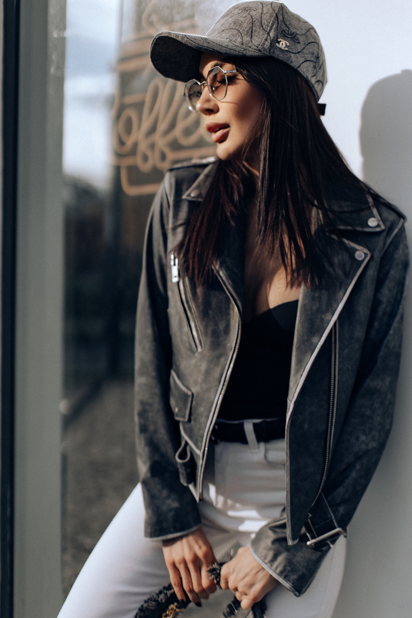 Кожаная куртка винтажная кожа