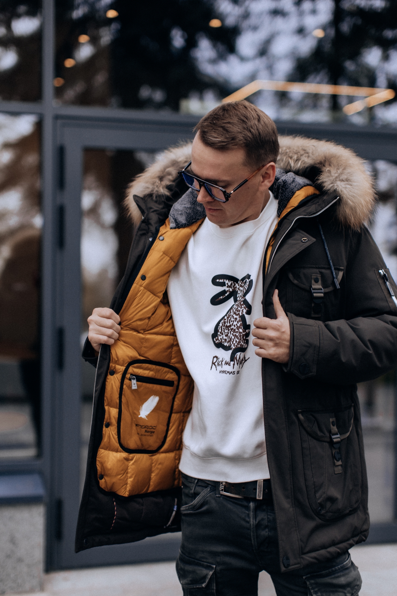 Парка с мехом