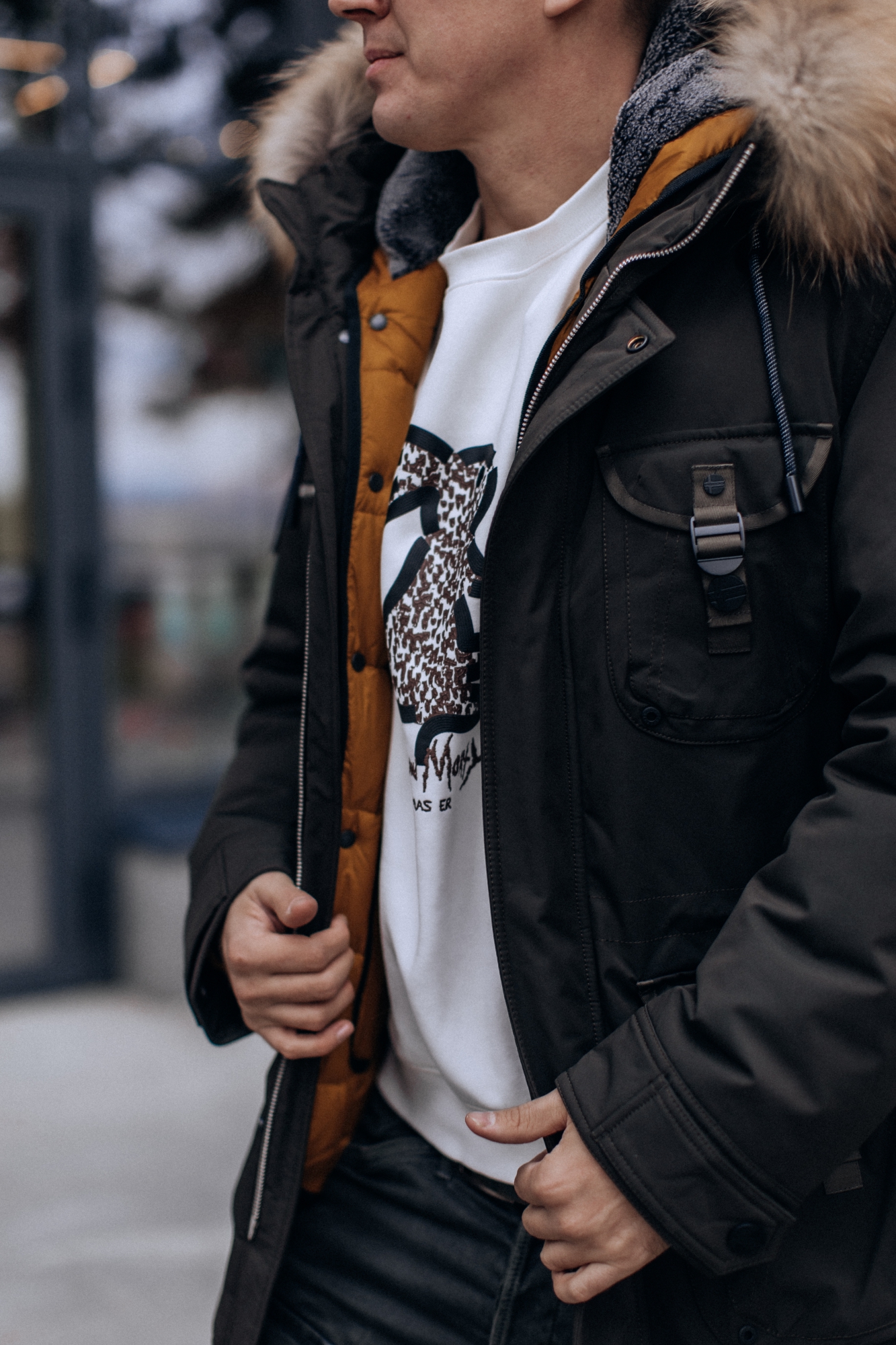 Парка с мехом