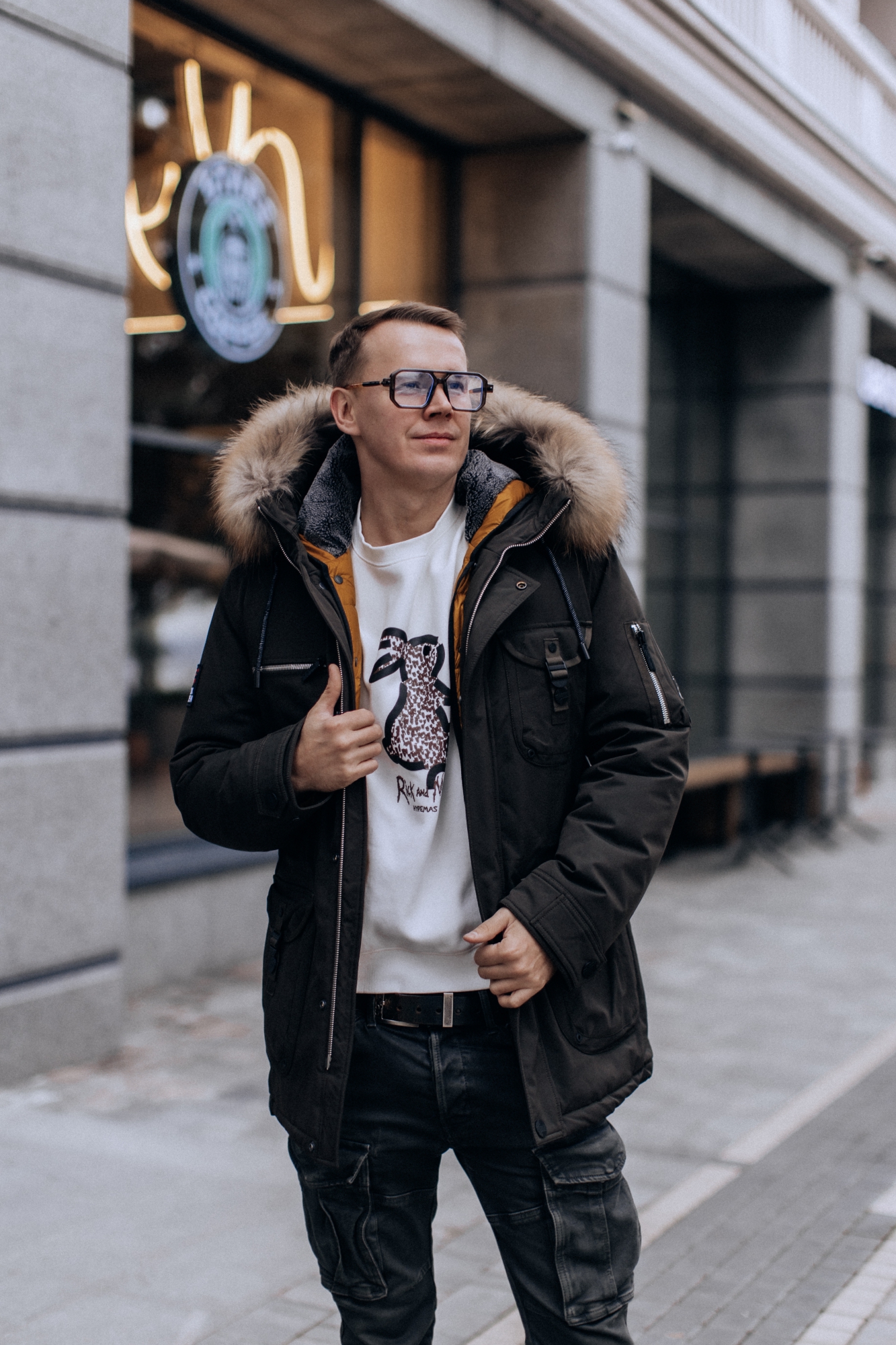 Парка с мехом