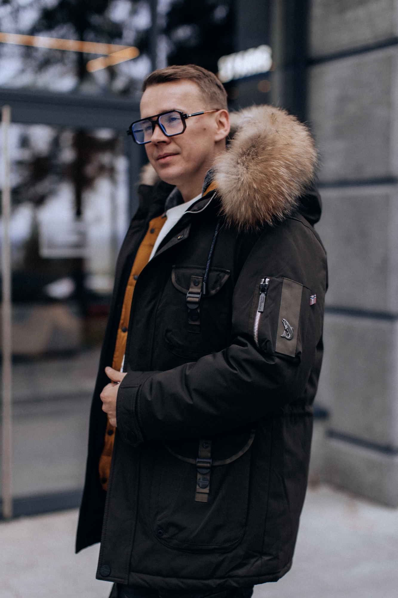 Парка с мехом