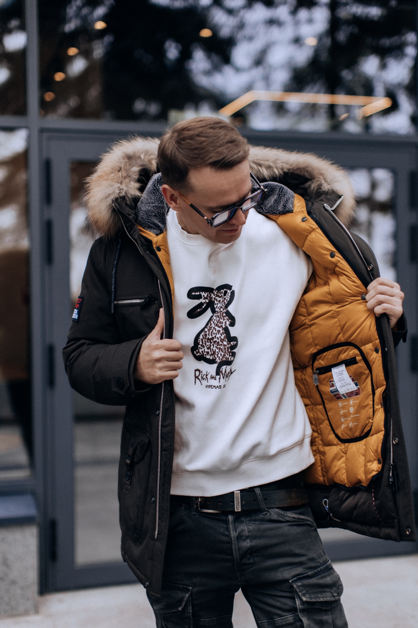 Парка с мехом