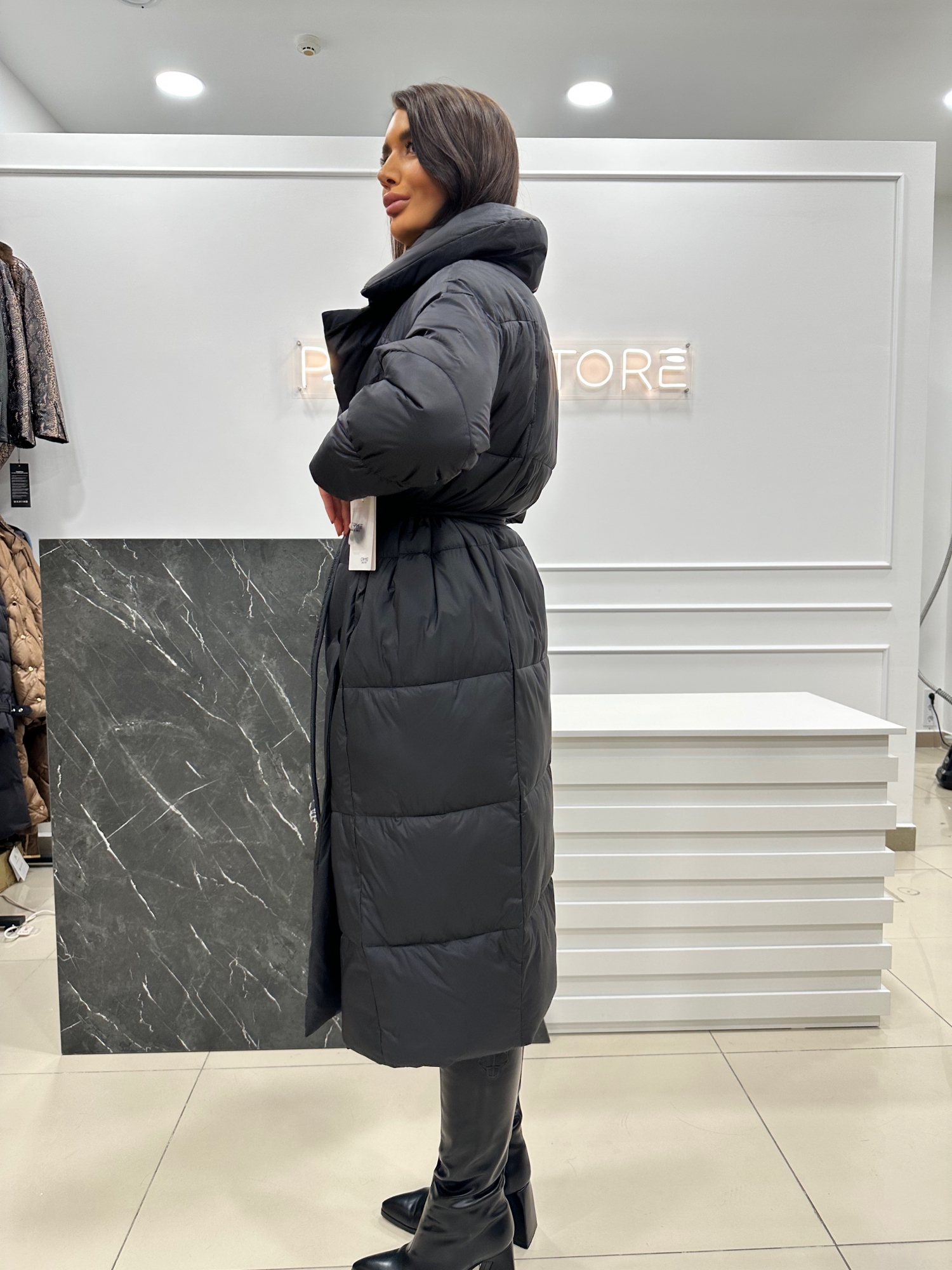 Пуховик без меха