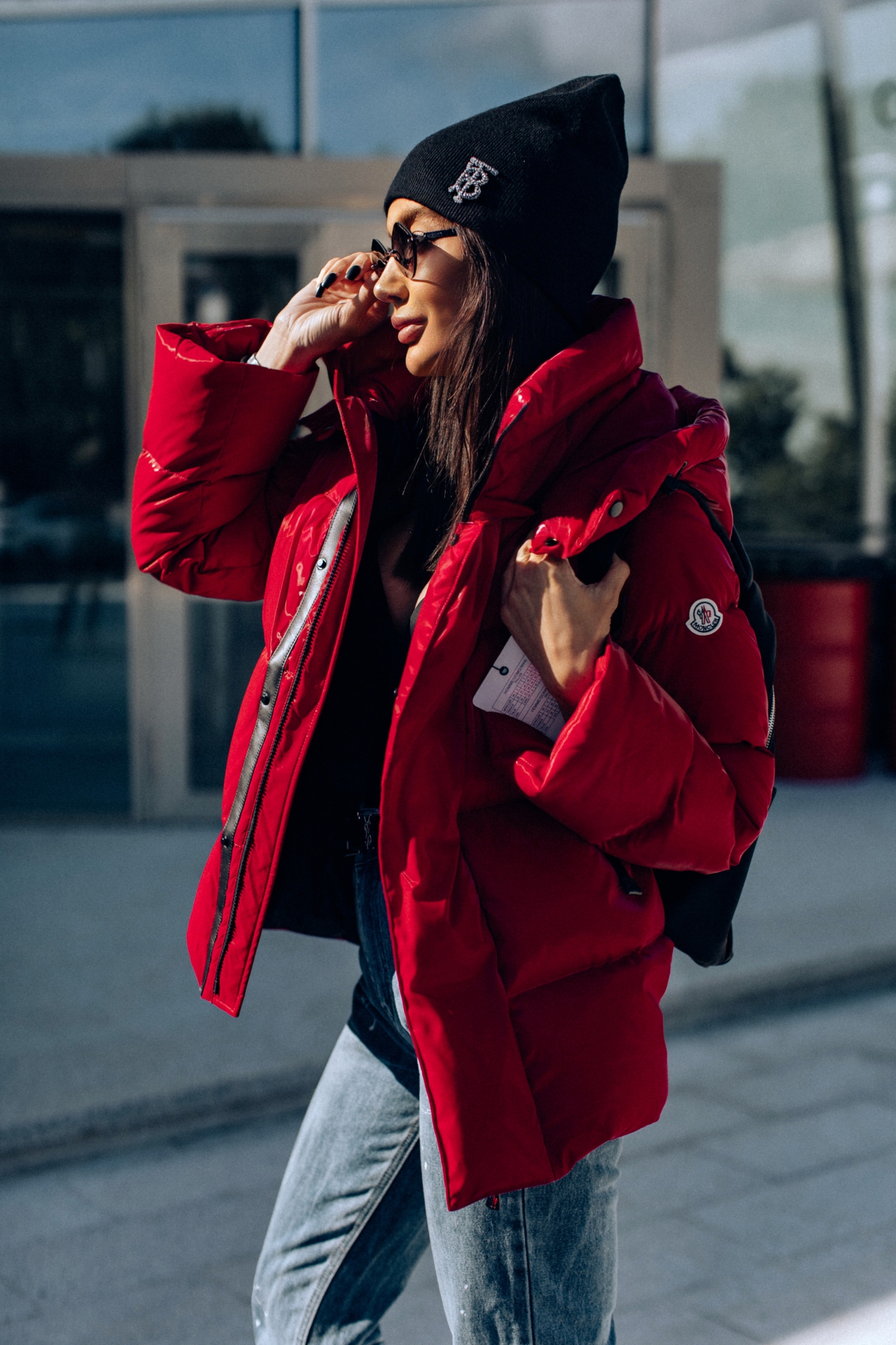 Короткий пуховик для зимы