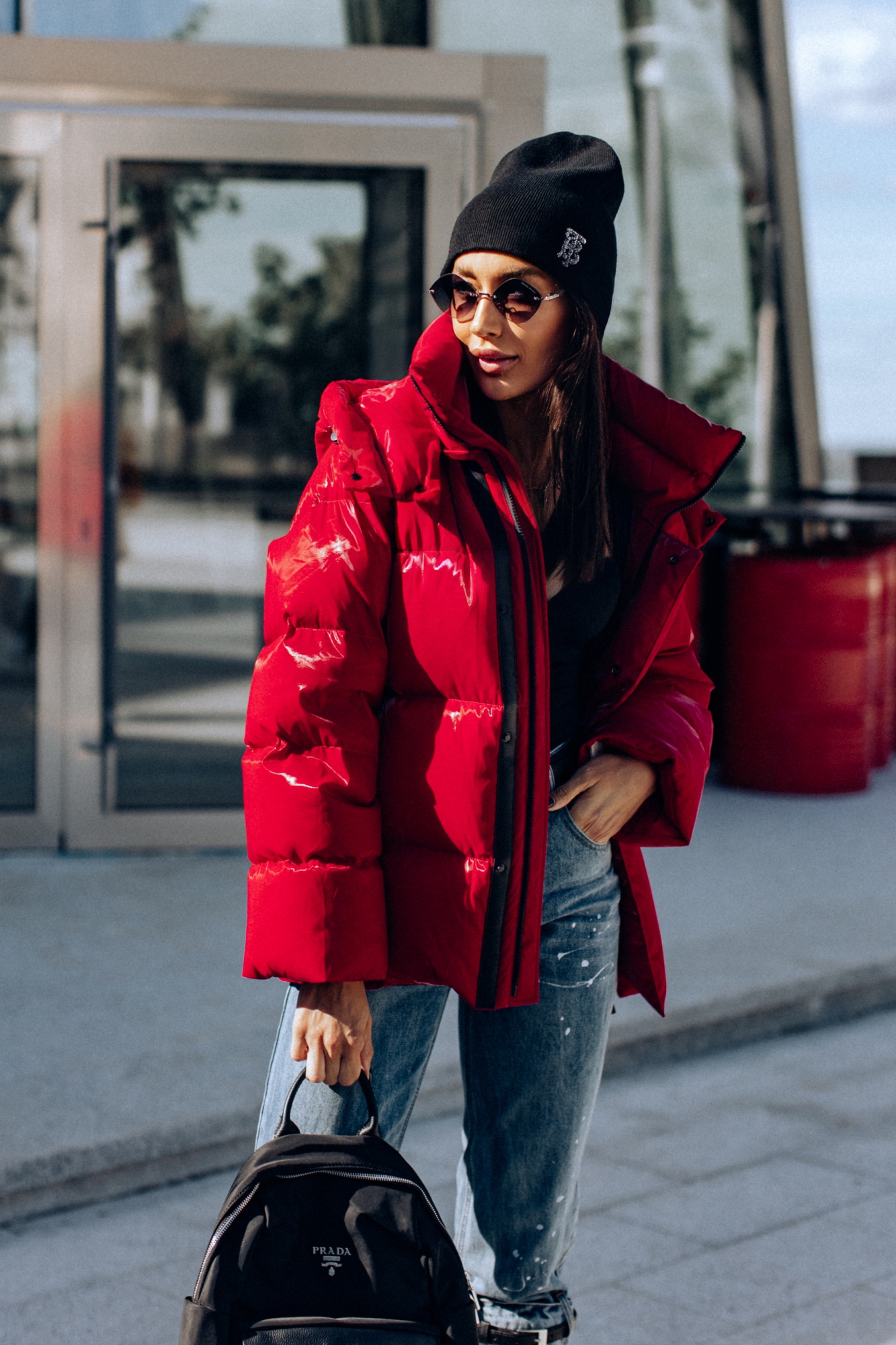 Короткий пуховик для зимы