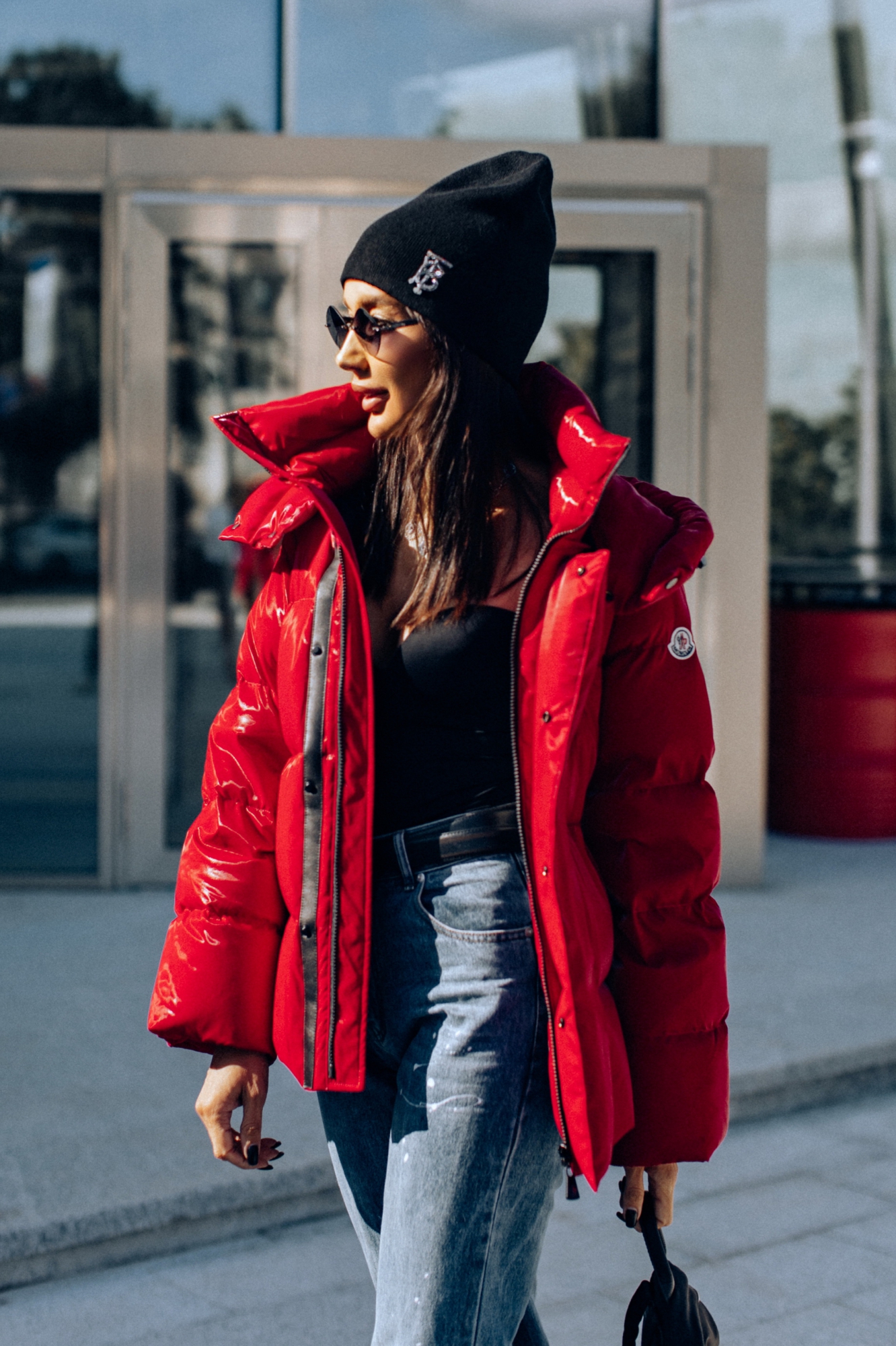 Короткий пуховик для зимы