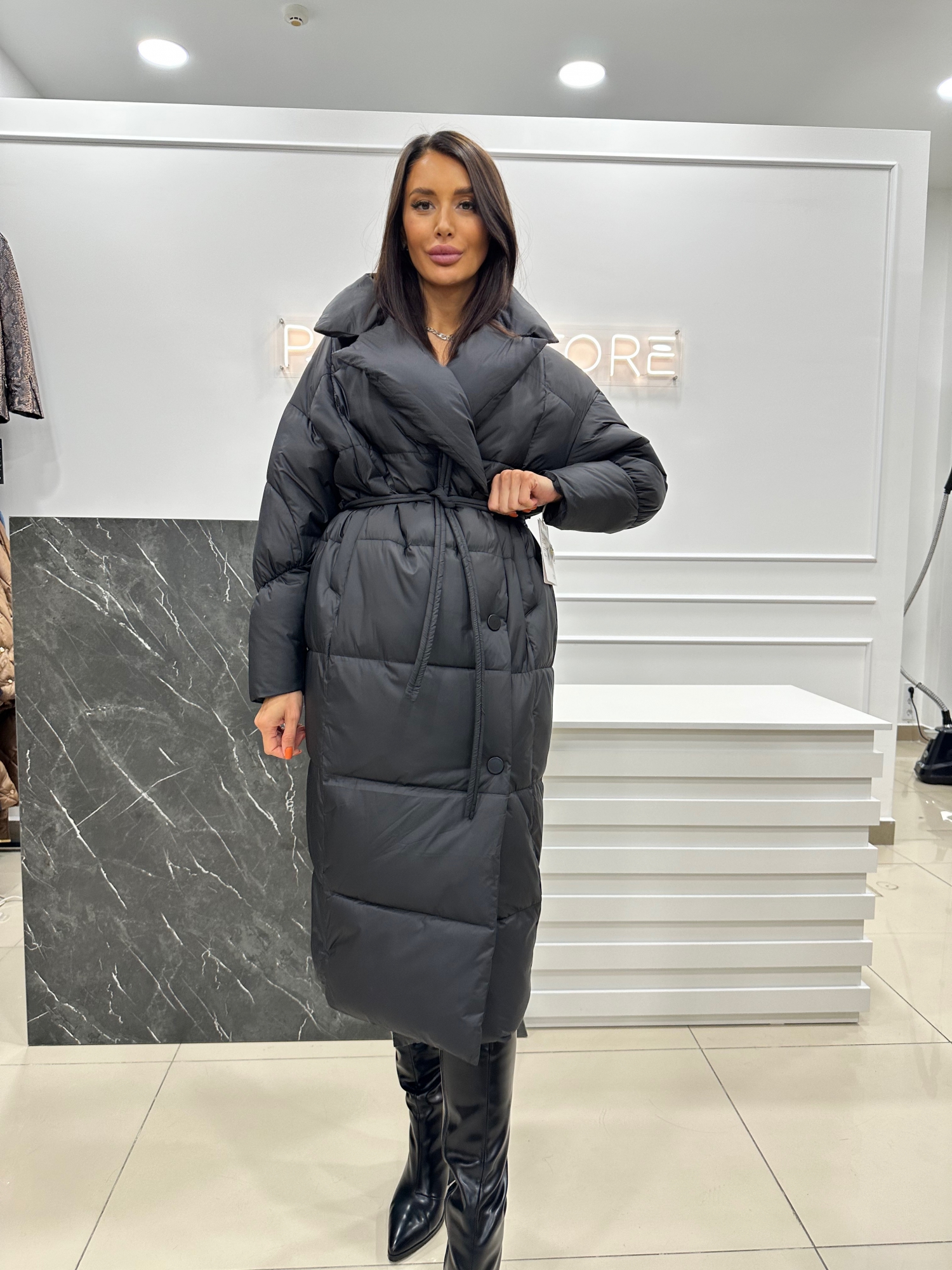 Пуховик без меха