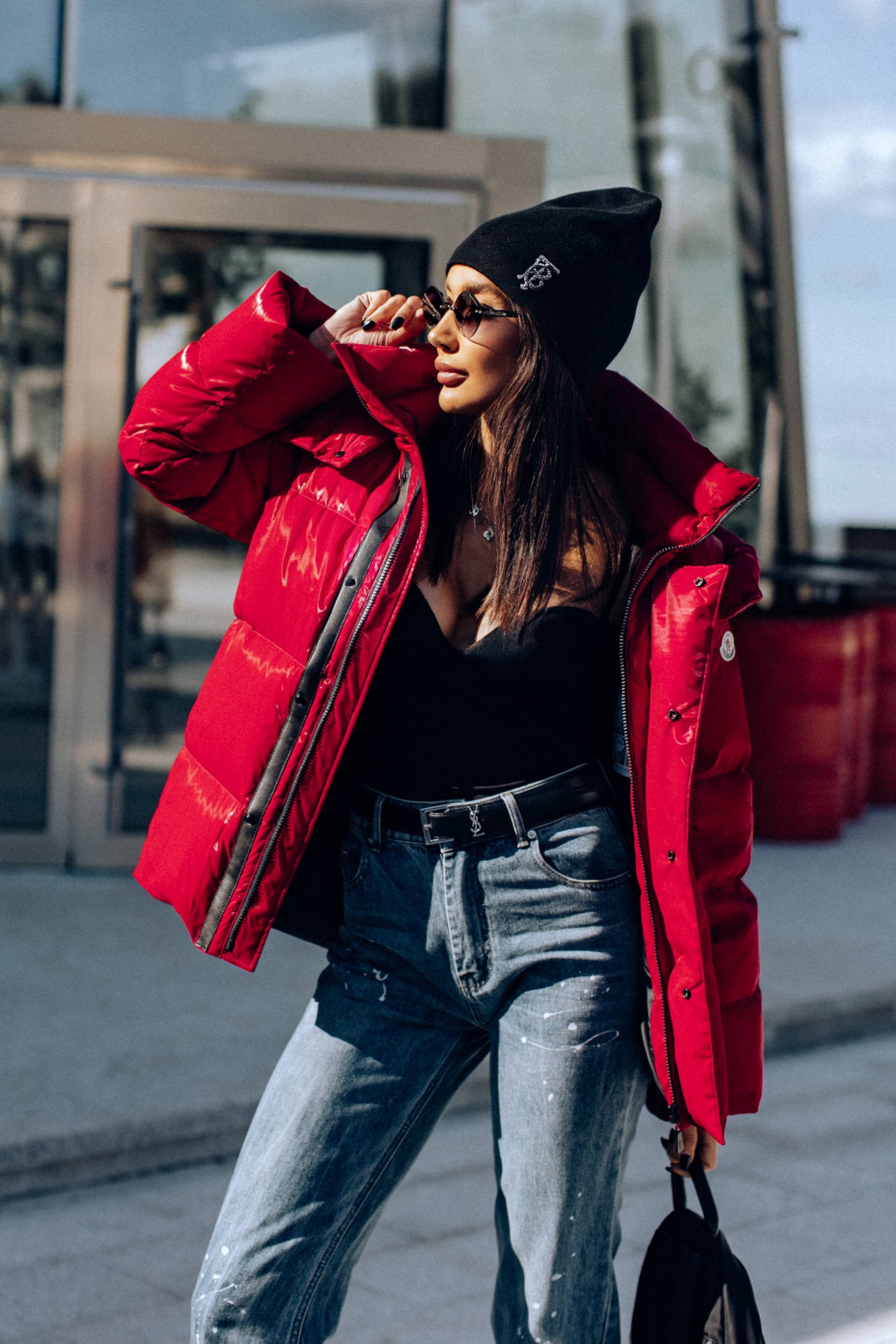 Короткий пуховик для зимы