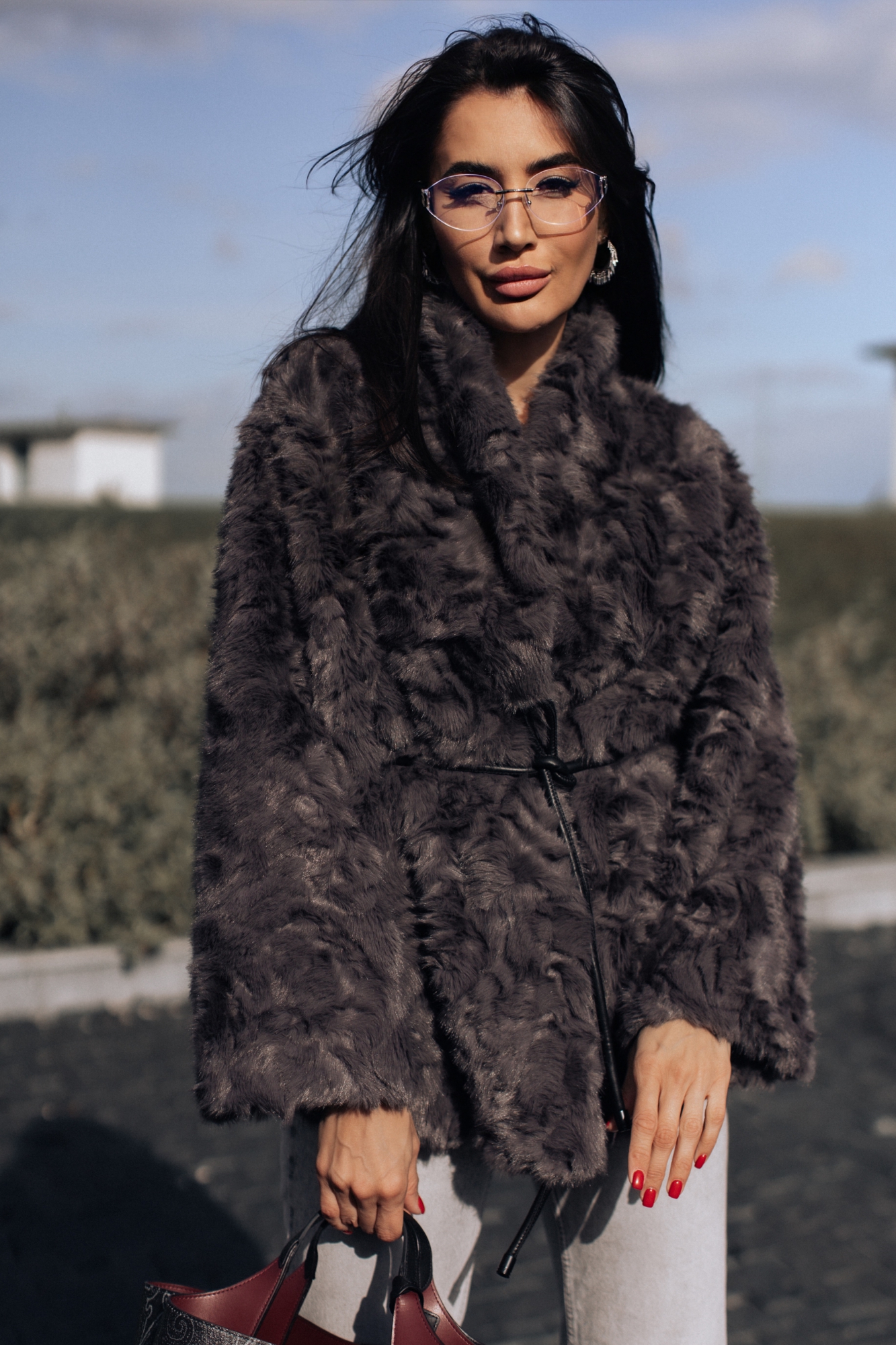 ЭКО шуба колган