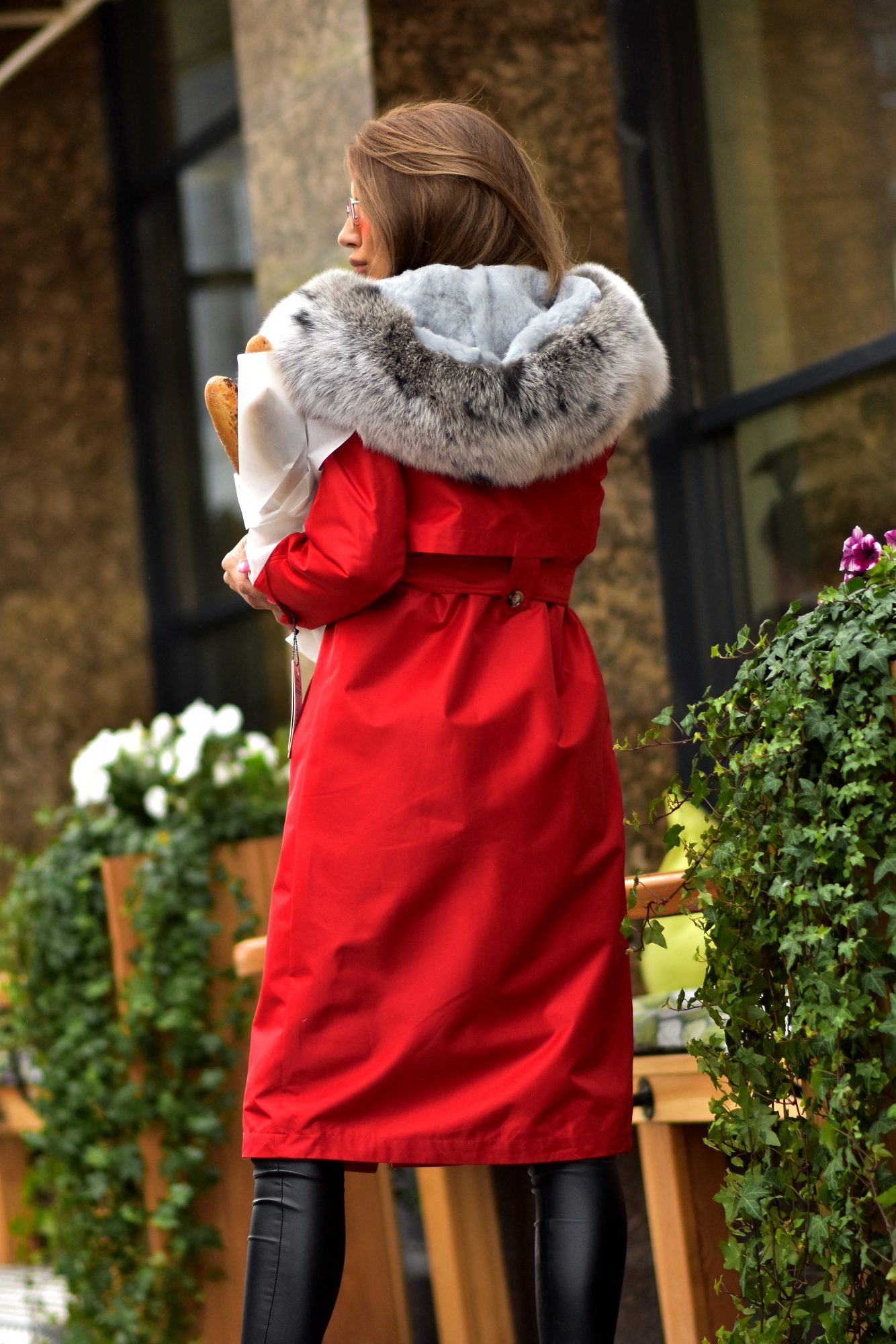 Зимняя парка-тренч