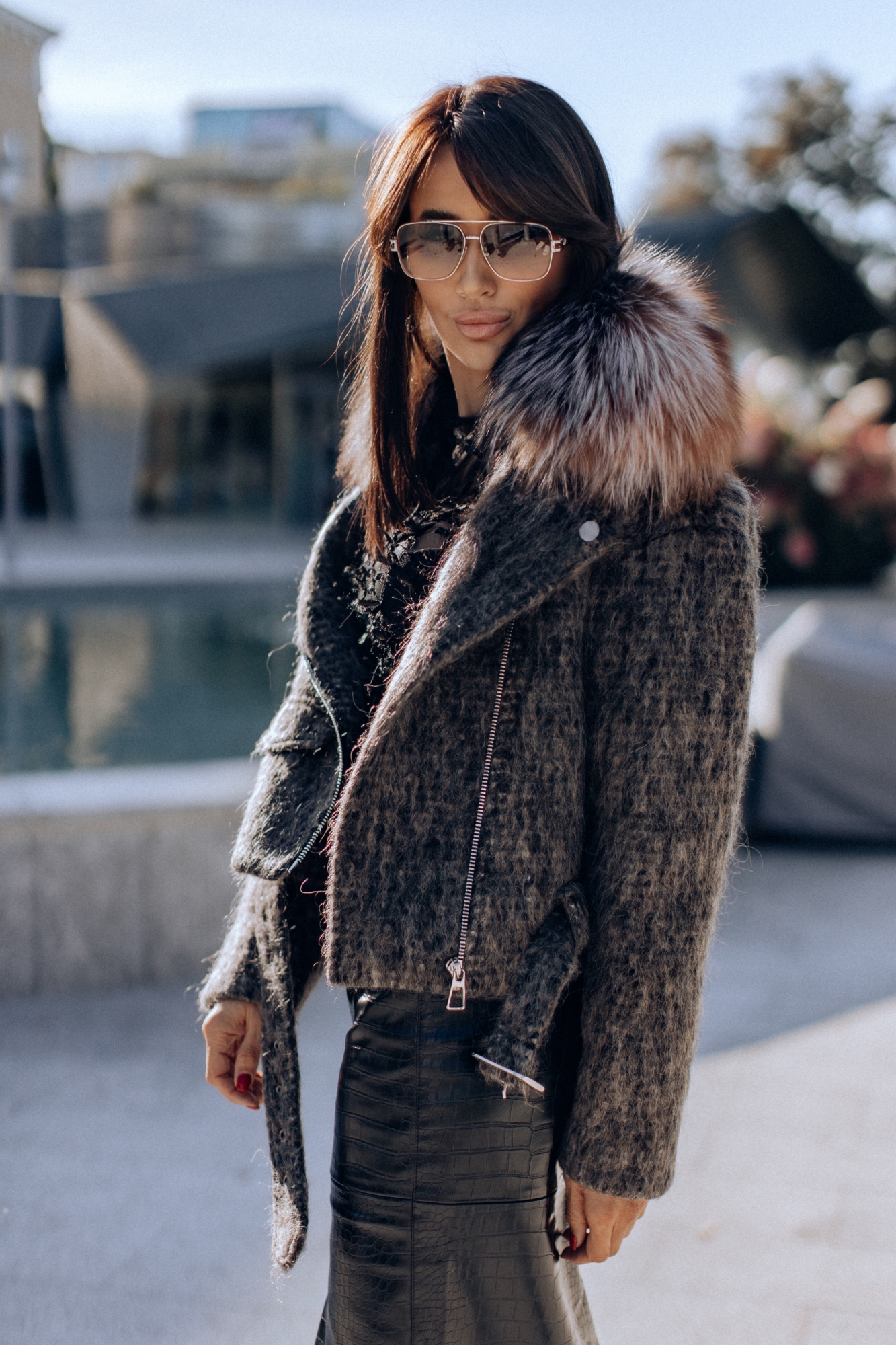 Пальто из шерсти