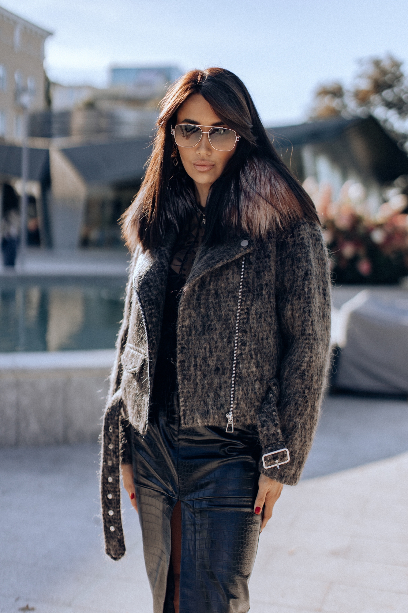 Пальто из шерсти