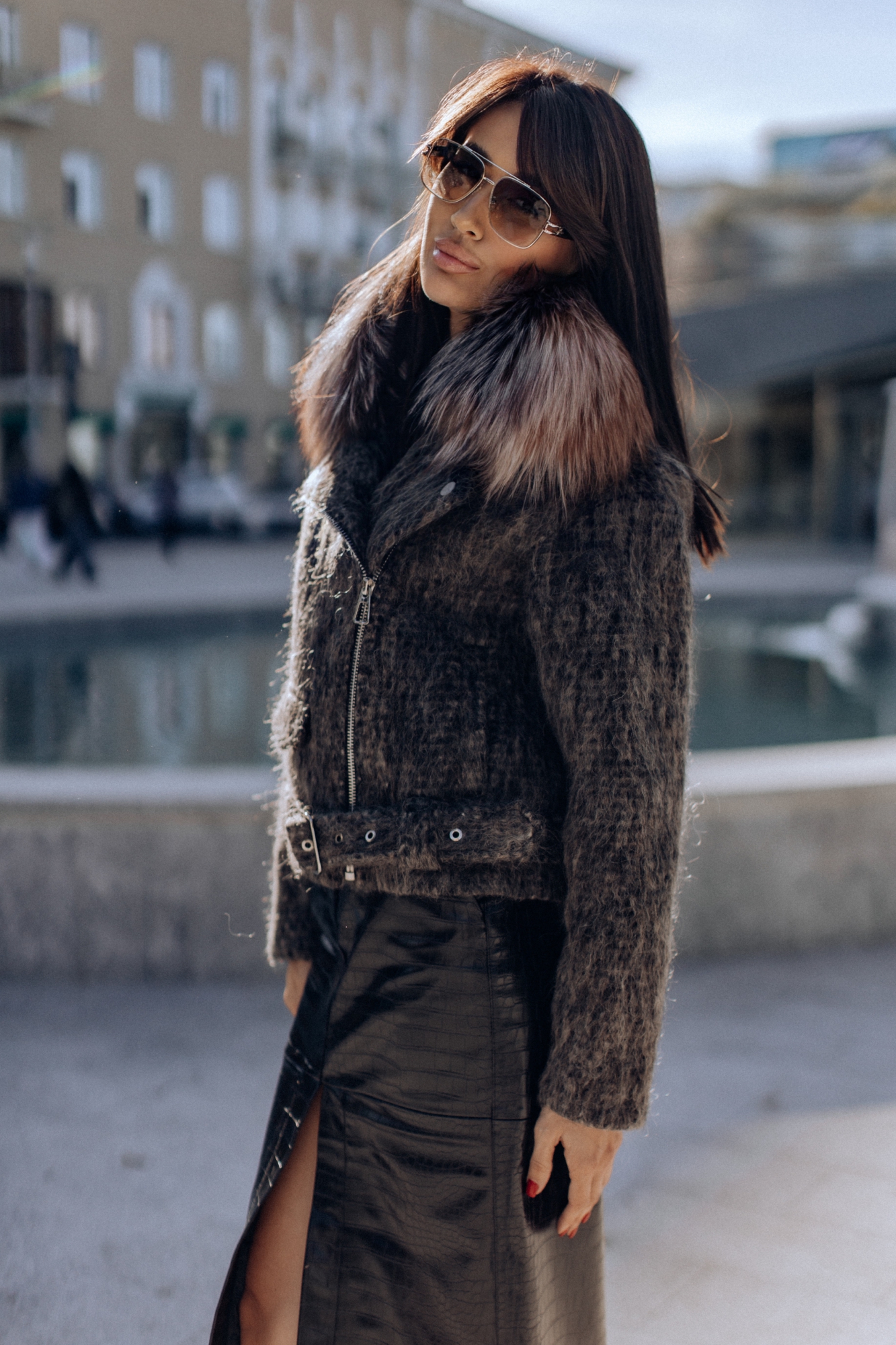 Пальто из шерсти