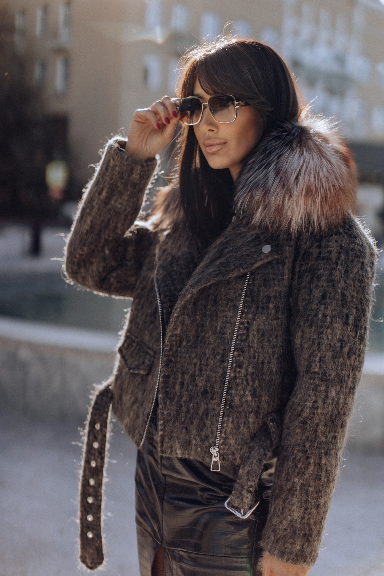 Пальто из шерсти