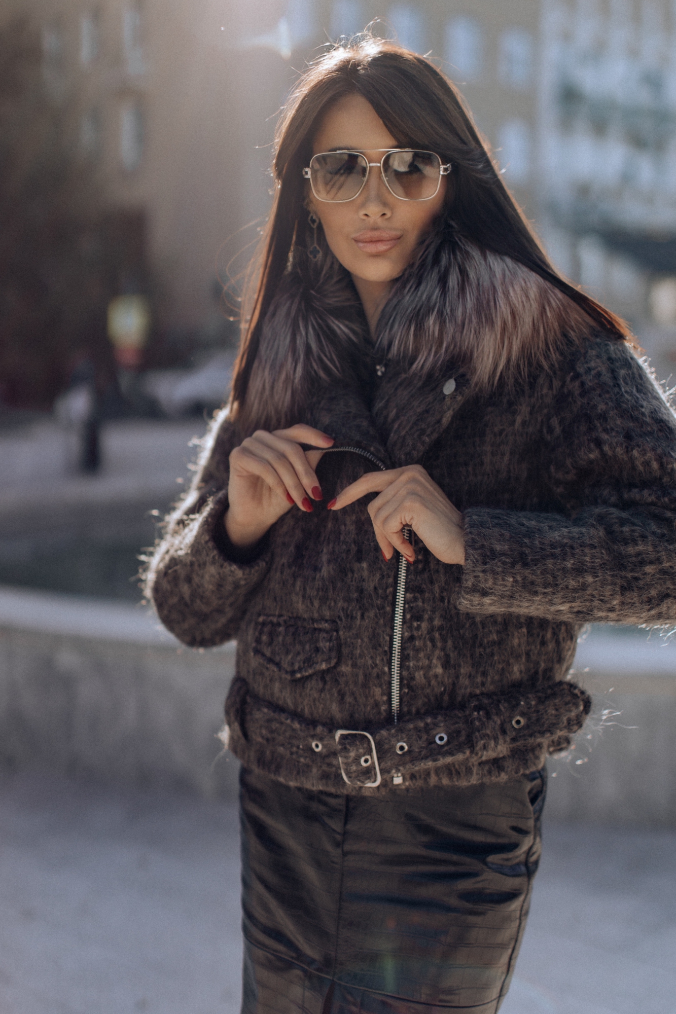 Пальто из шерсти