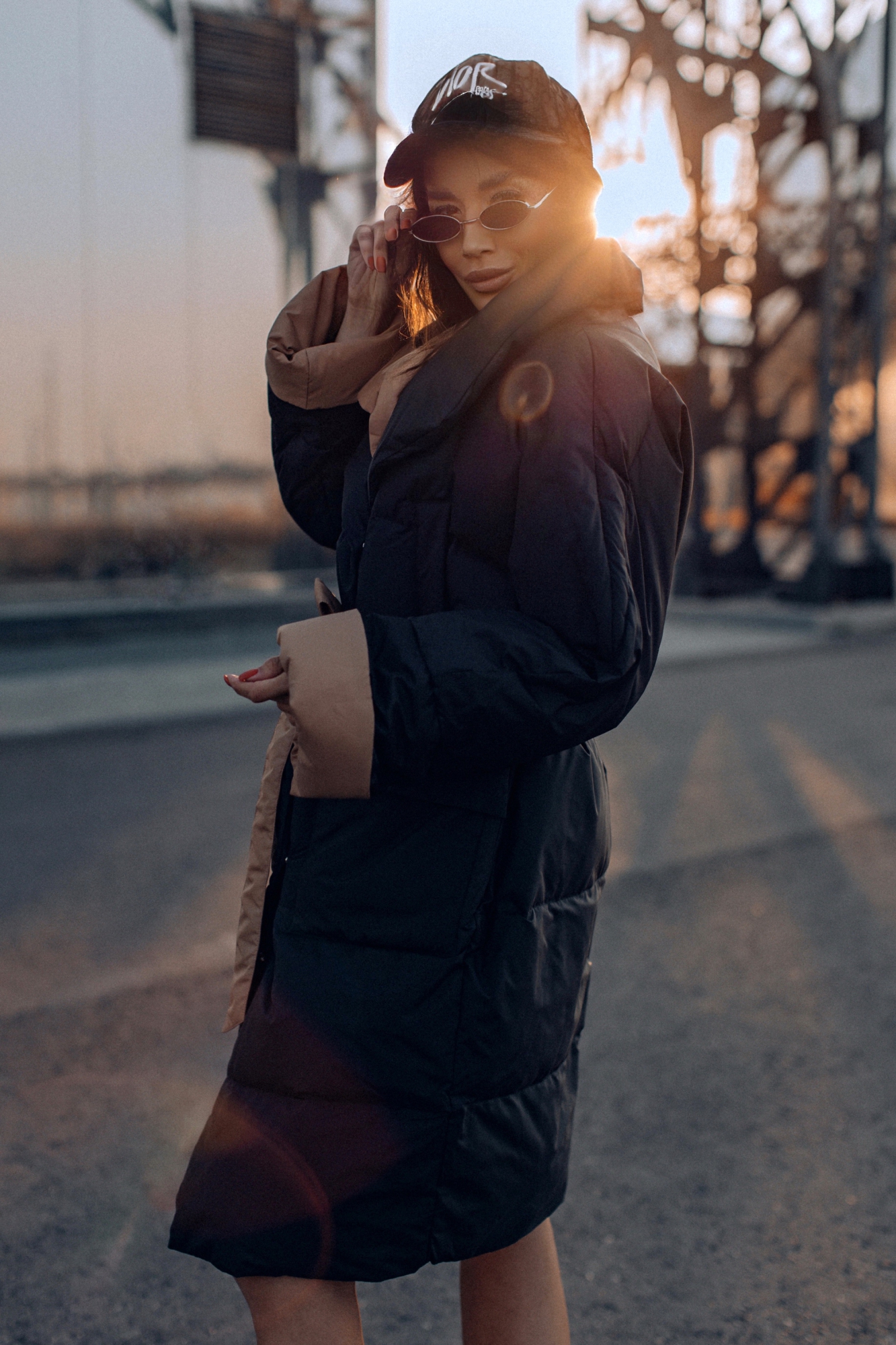 Пуховик дутый для зимы