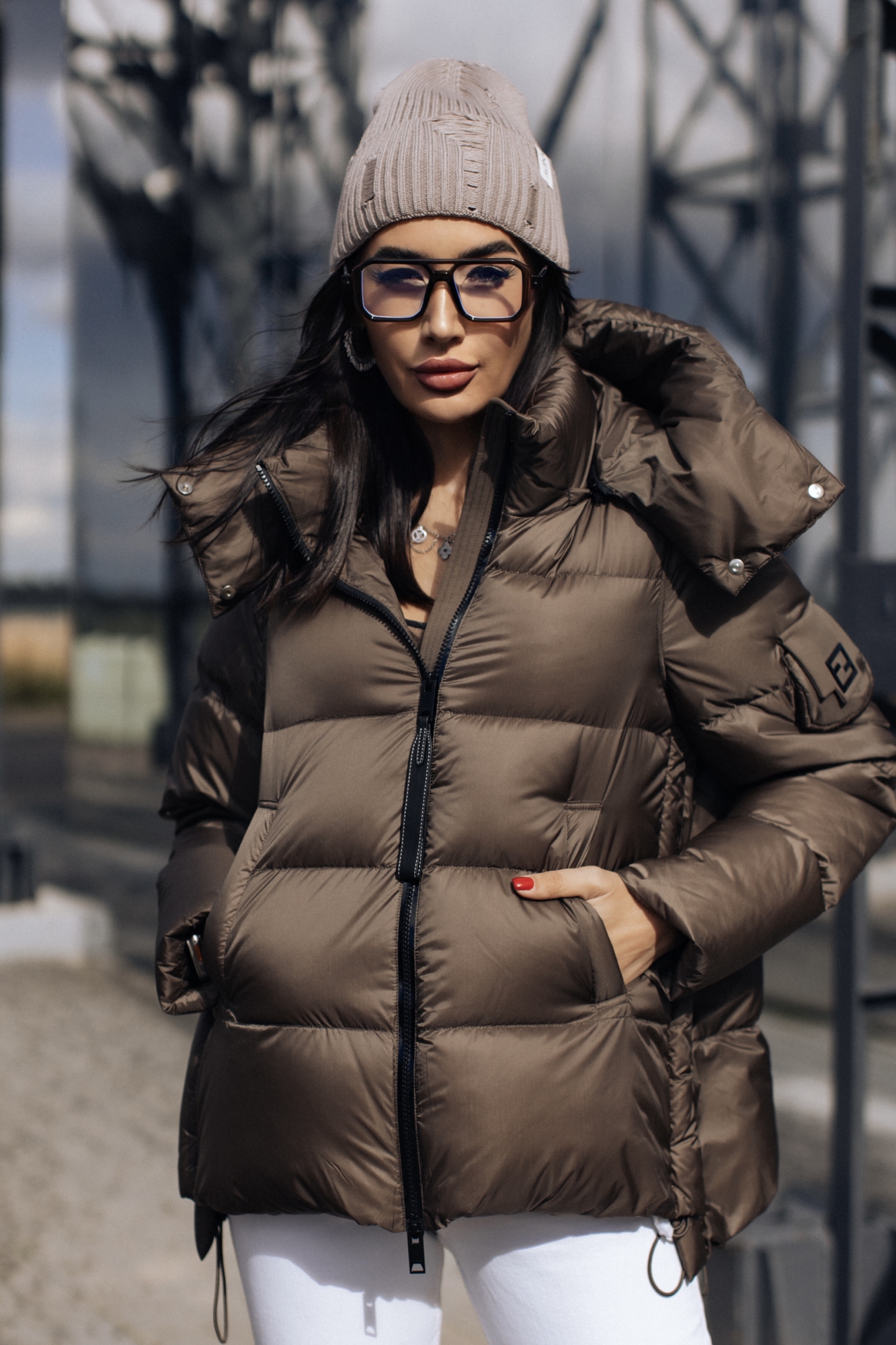 Стильный пуховик