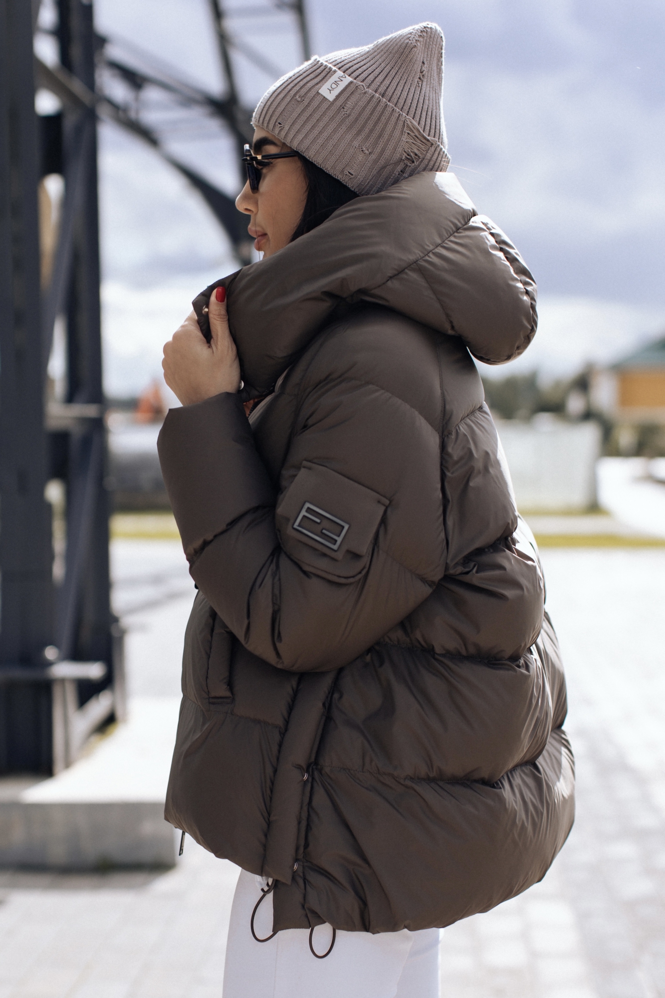 Стильный пуховик