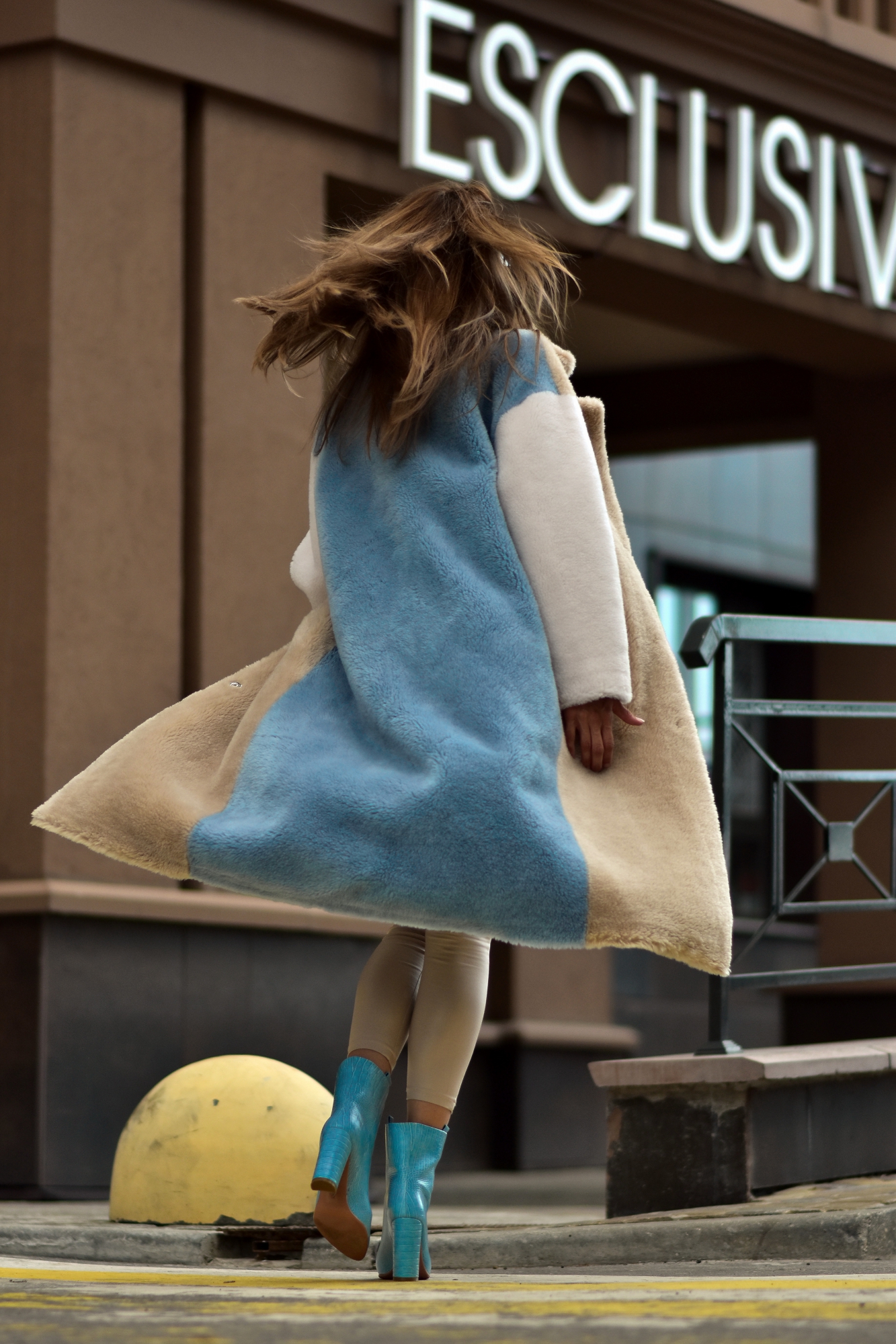 Шуба Тедди из натуральной овечьей шерсти