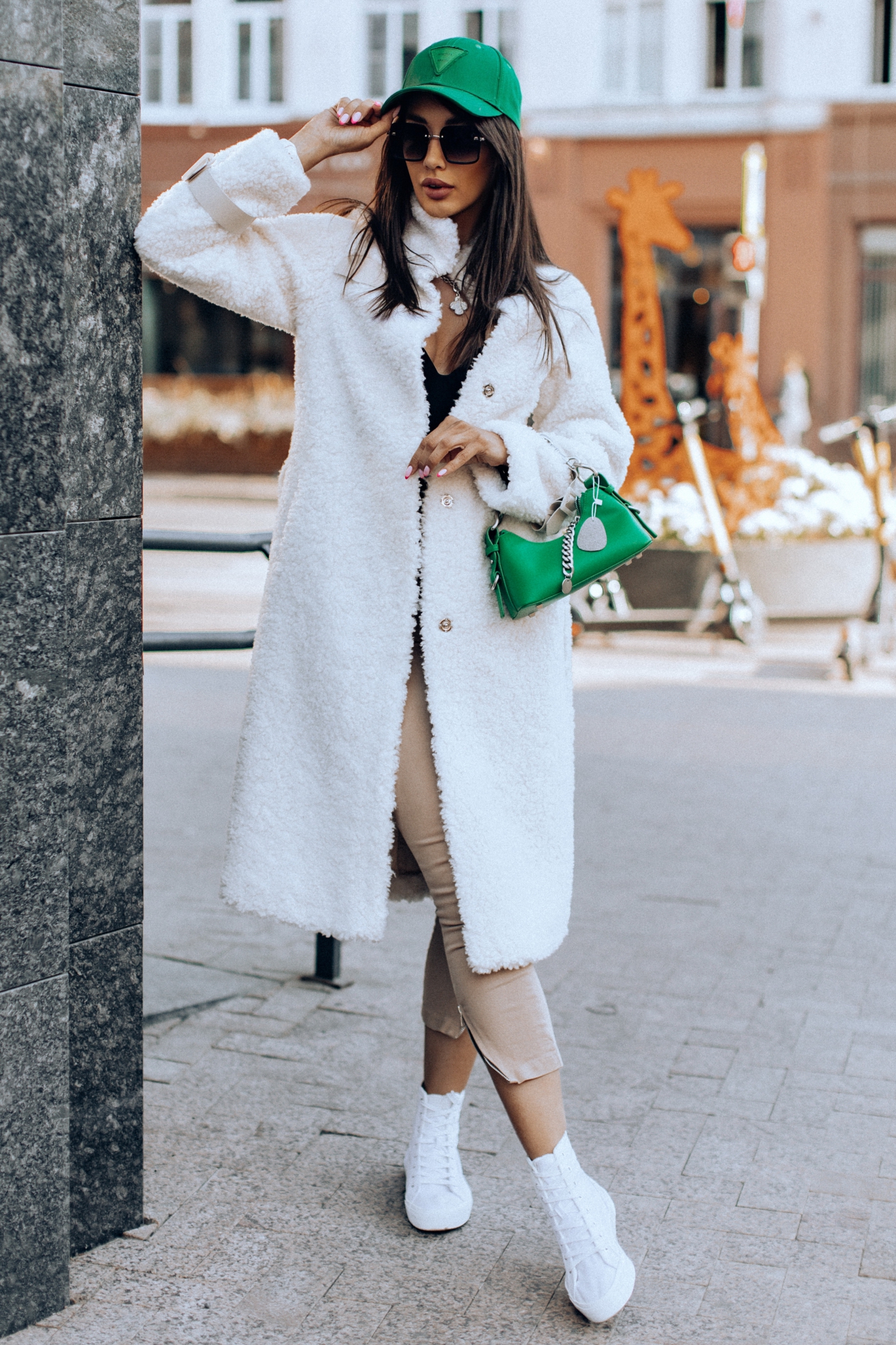 Эксклюзивная шуба рубашка из овечьей шерсти