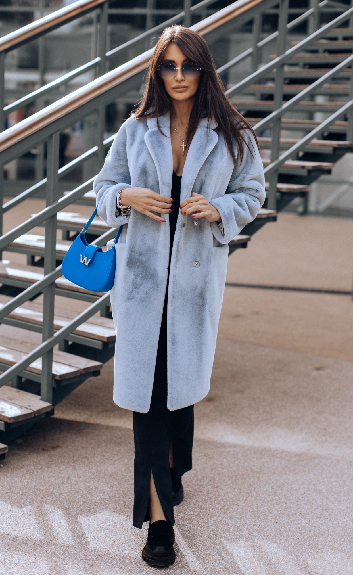 Нежная экошуба с ангорой