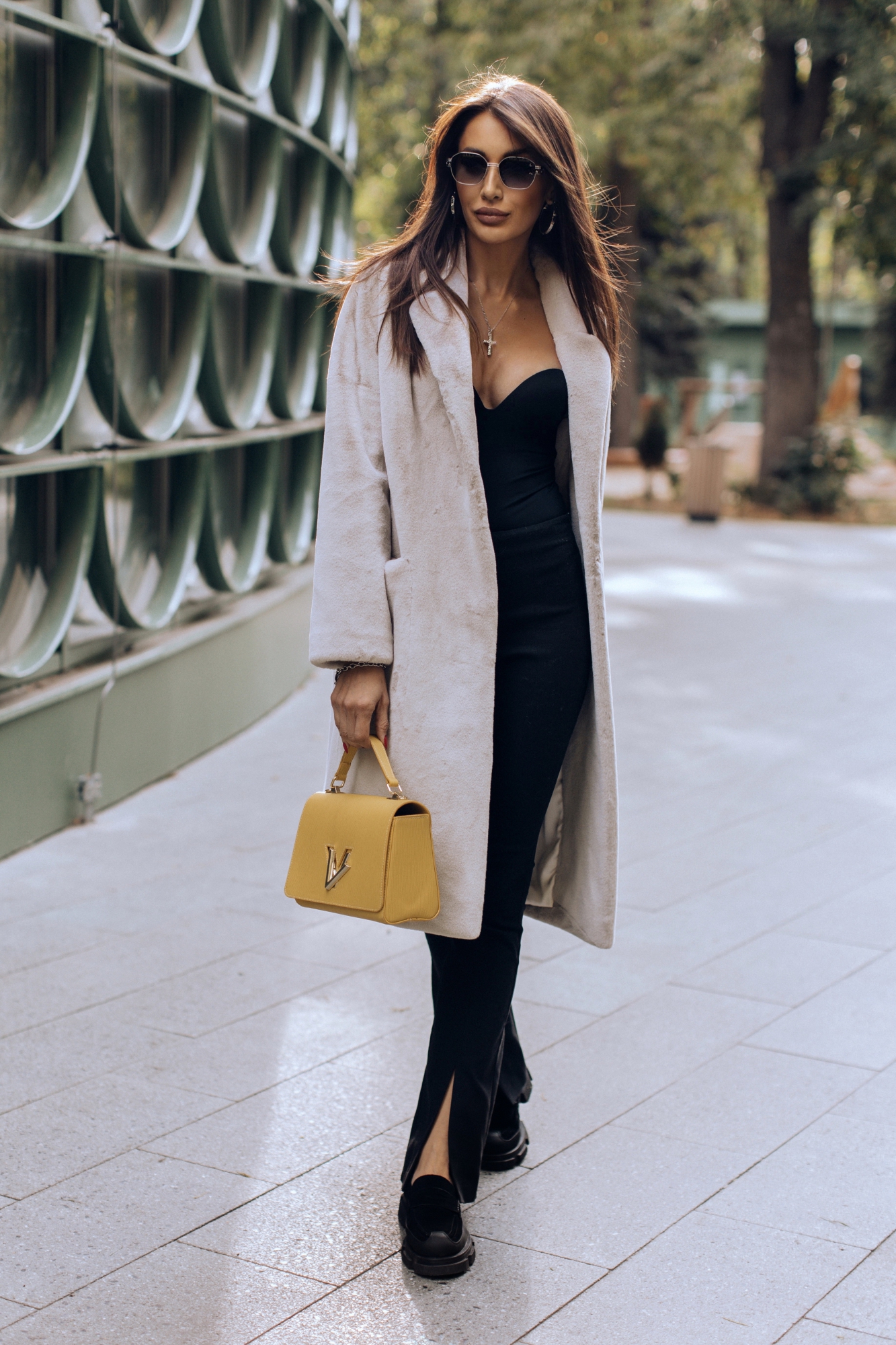 Эффектная экошуба с ангорой